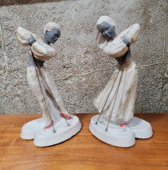 Dancing Figures by Devonware Circa. 1950's
