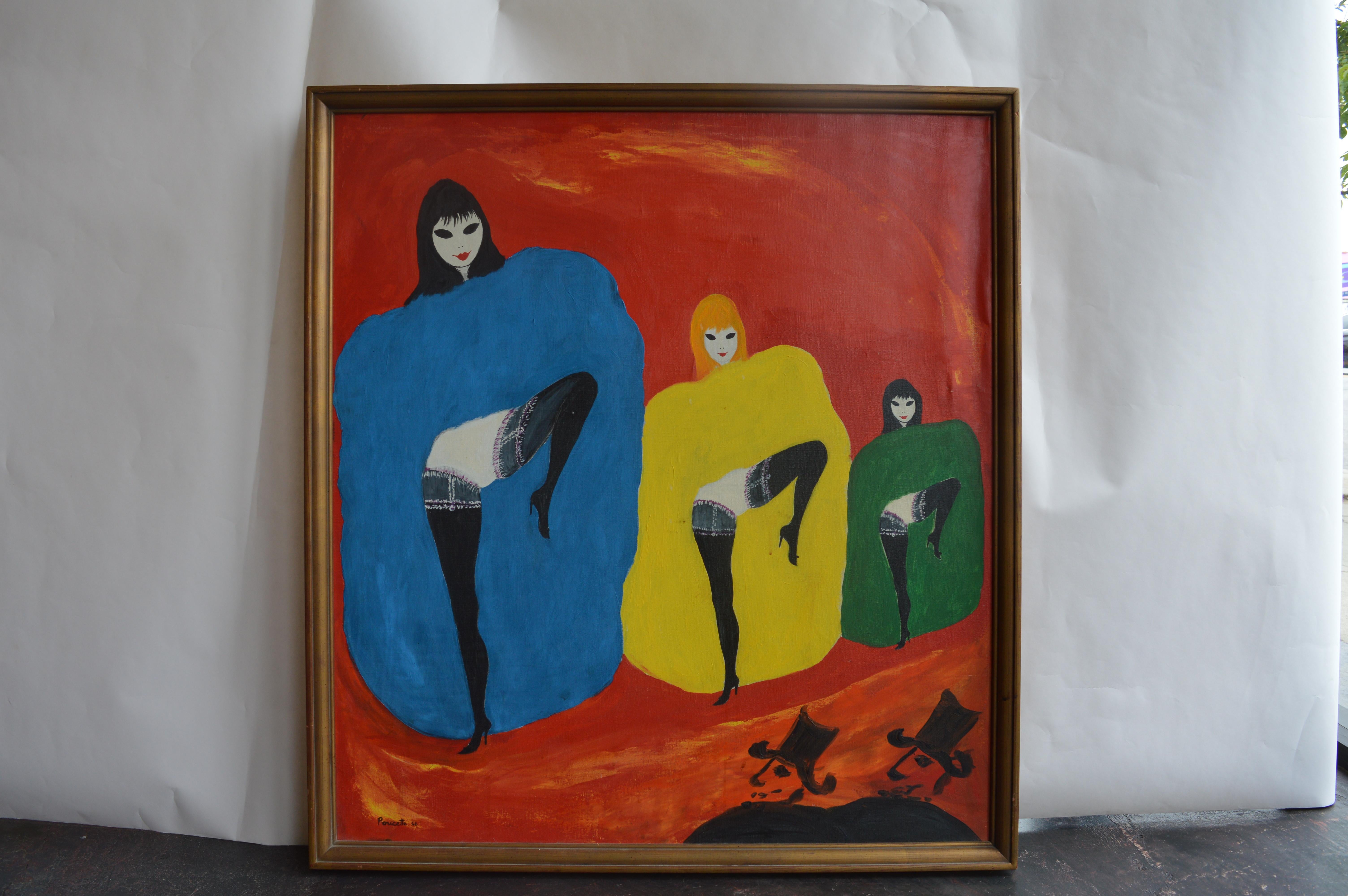 Dancing Girls by Nicola Ortis Poucette For Sale at 1stDibs poucette