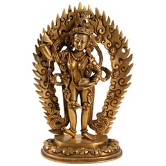 Dancing Goddess Hitting the Floor to Raise Good Geniuses, Tibet