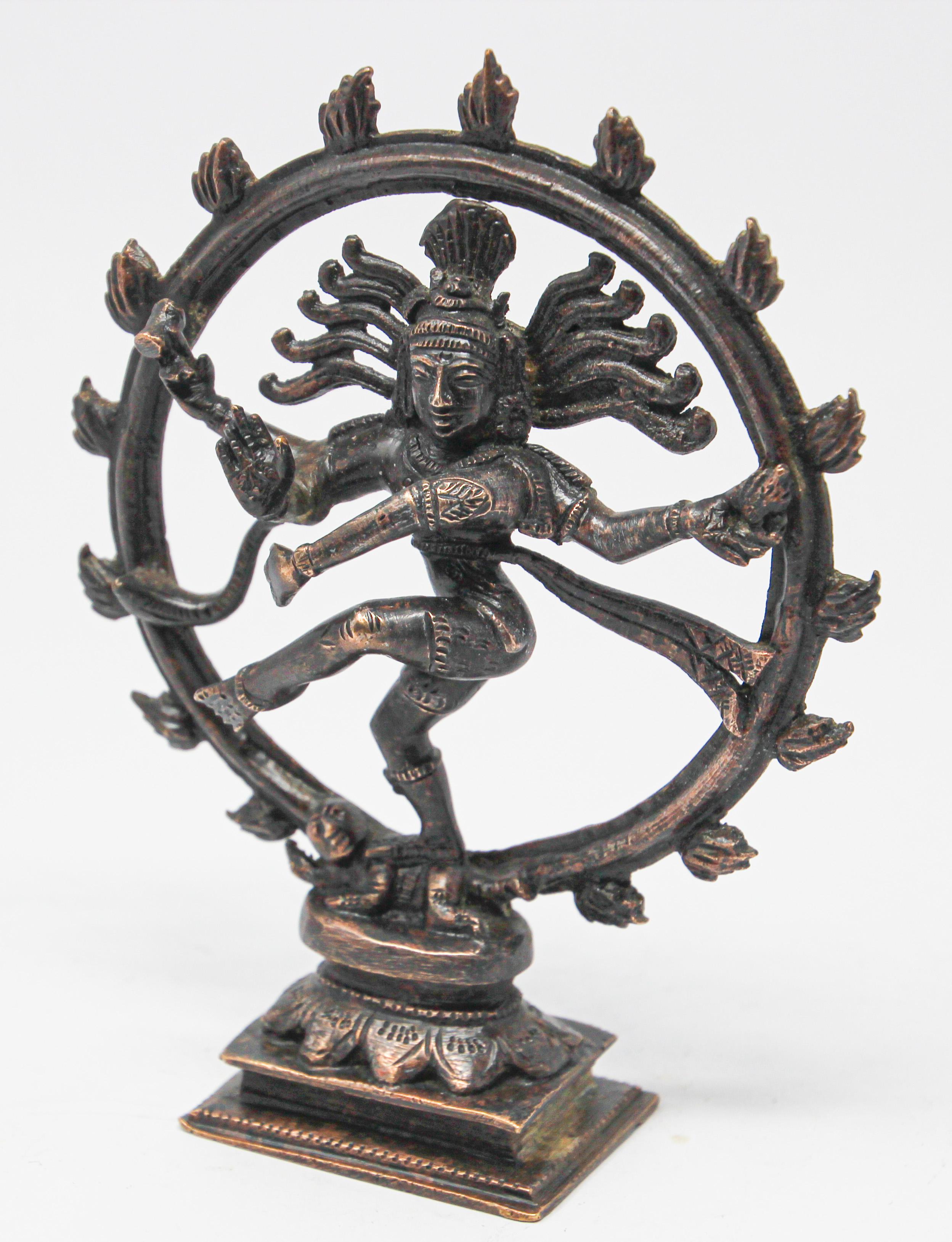 Dancing Hindu Bronze Shiva Nataraja 4