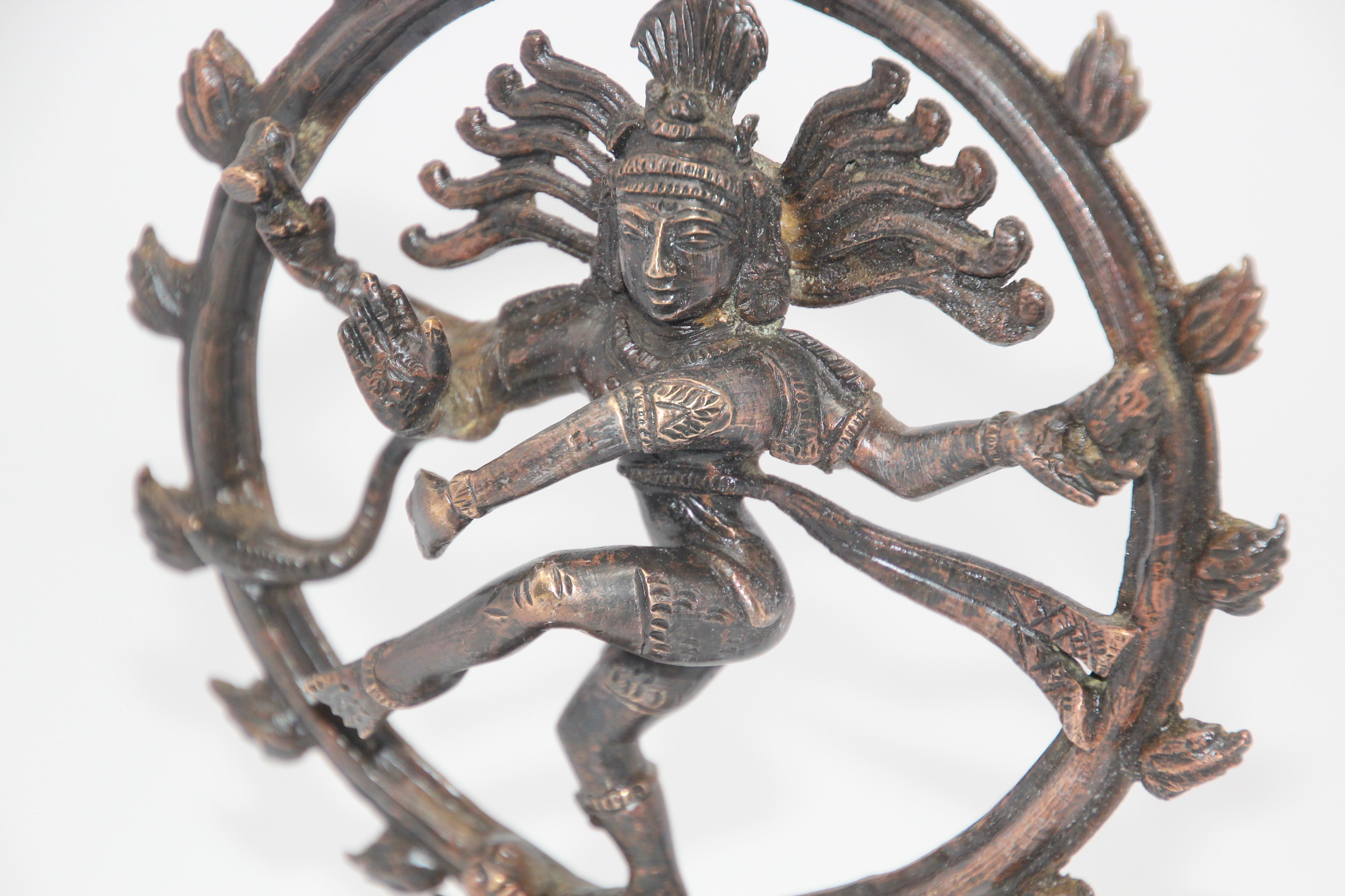 Dancing Hindu Bronze Shiva Nataraja 6