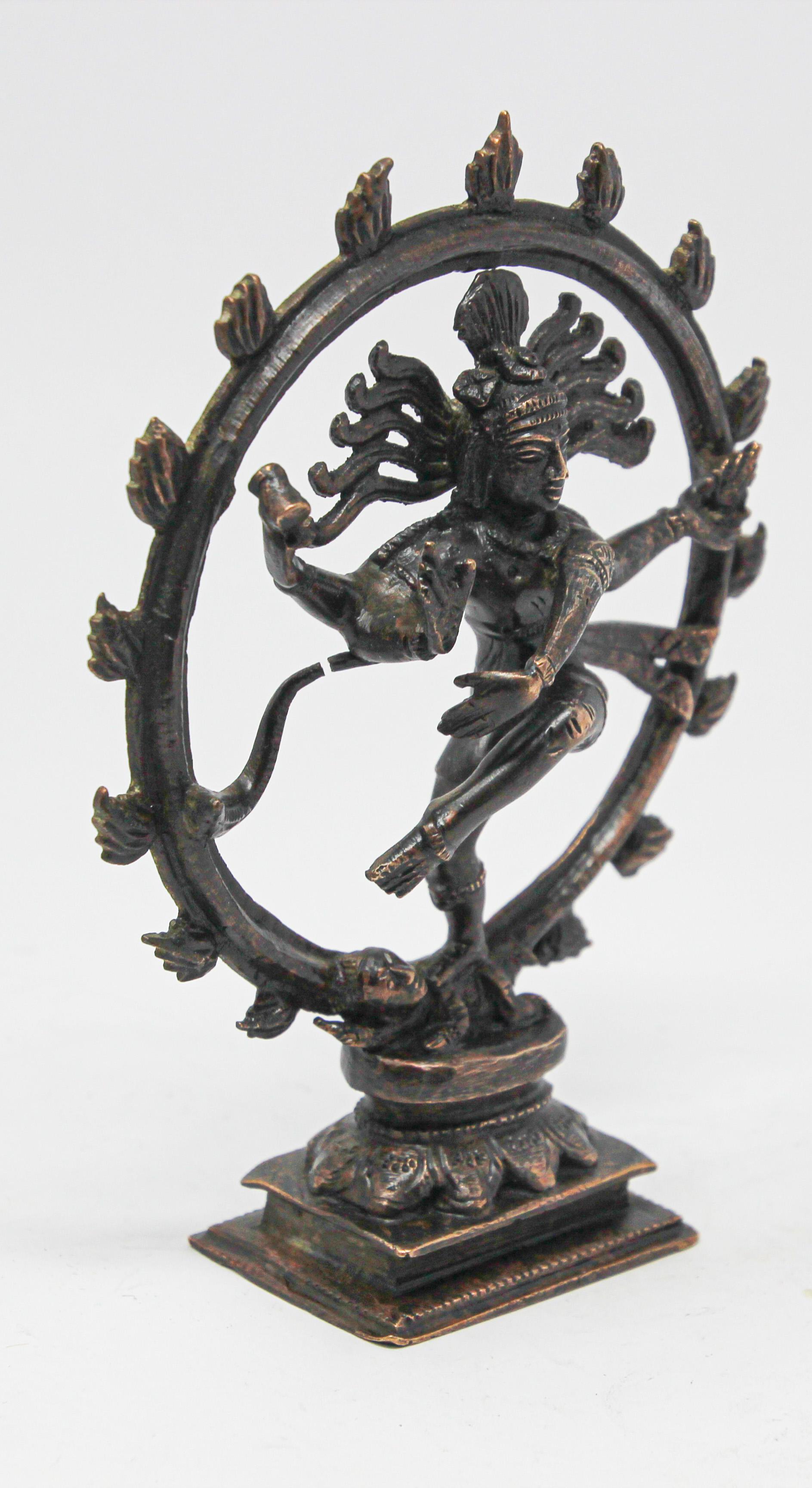 Dancing Hindu Bronze Shiva Nataraja 8