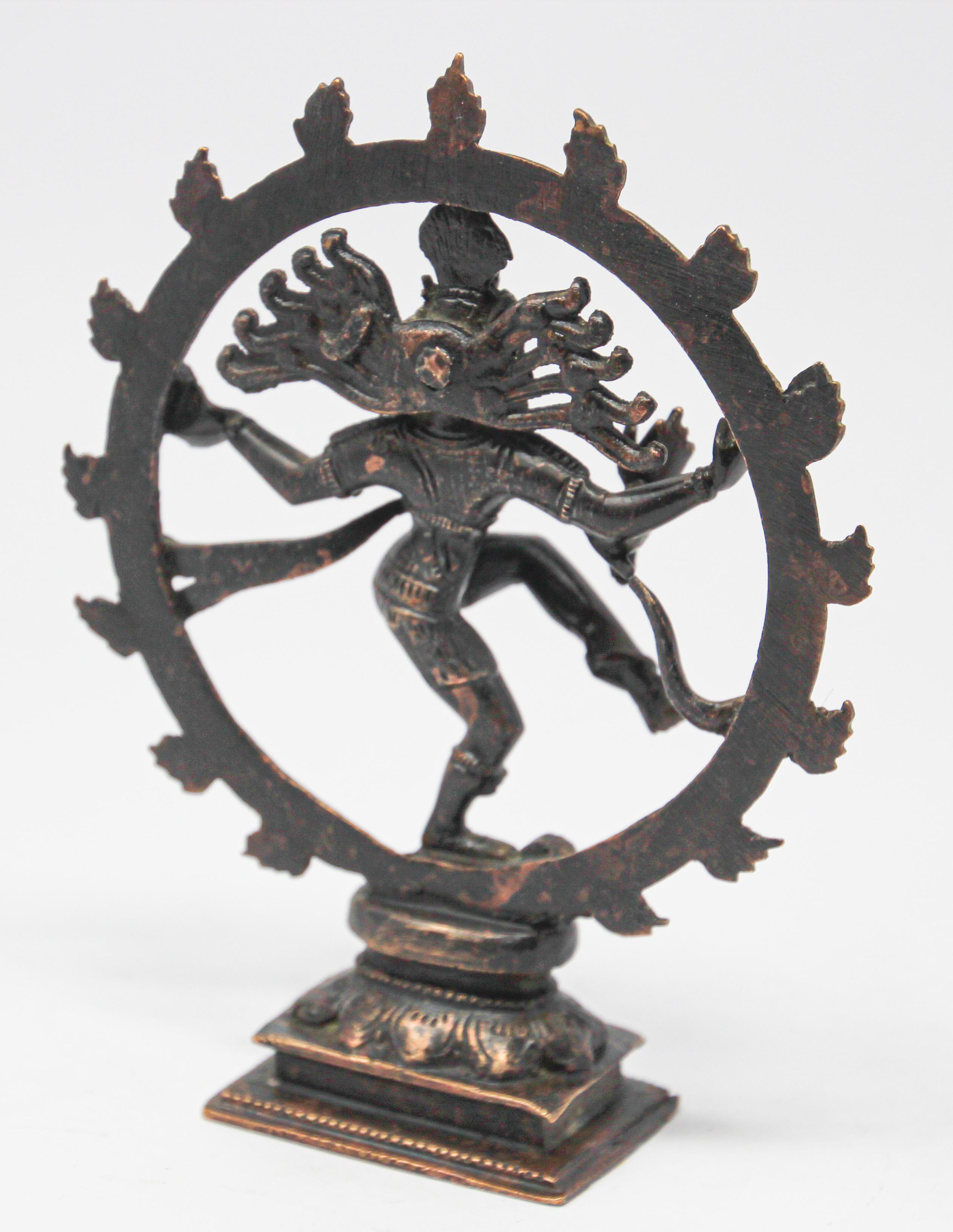 Dancing Hindu Bronze Shiva Nataraja 1
