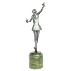 Art Deco Dancing Lady by Josef Lorenzl