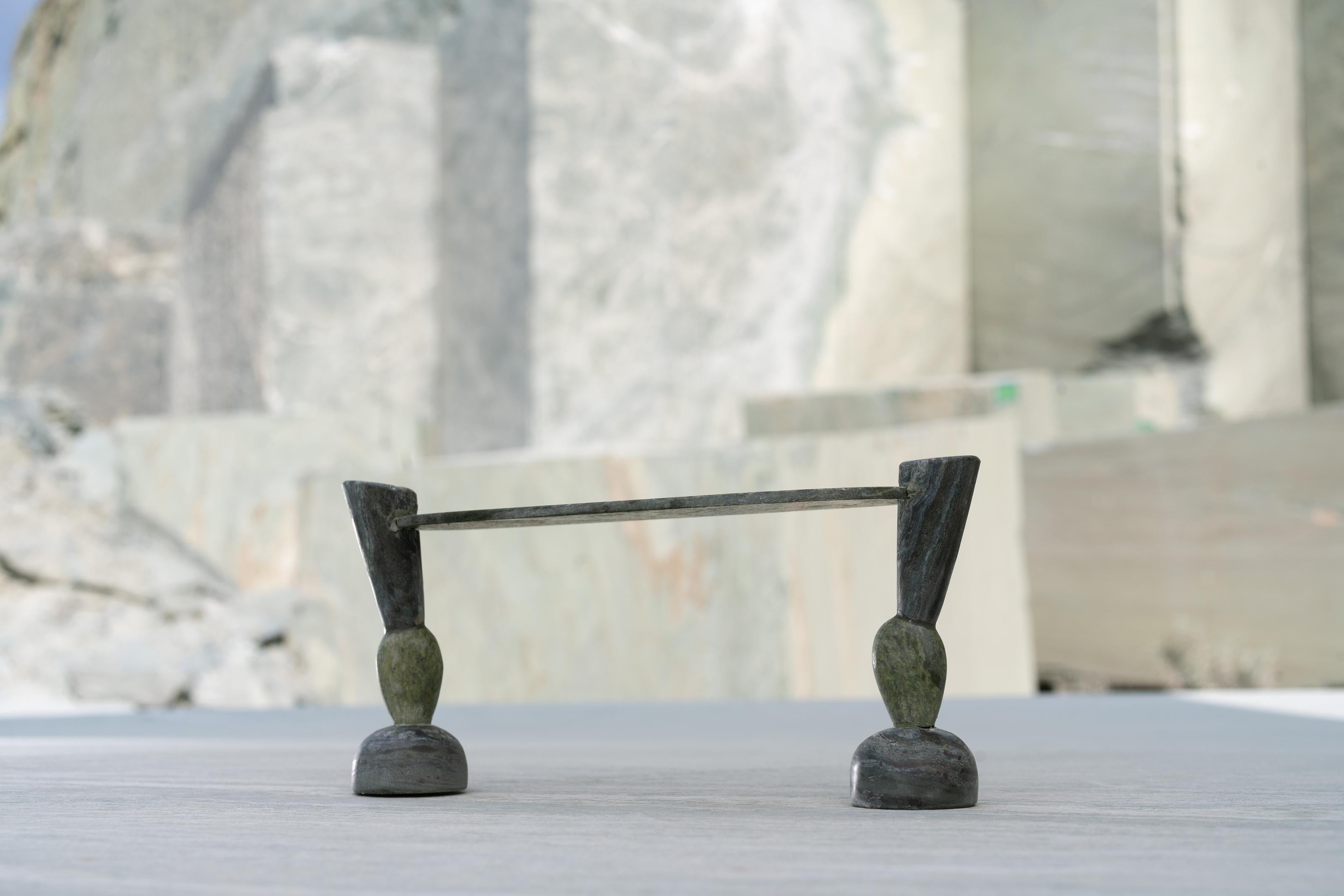 Greek Dancing Leaves Sculptural Console by ON.ENTROPY For Sale