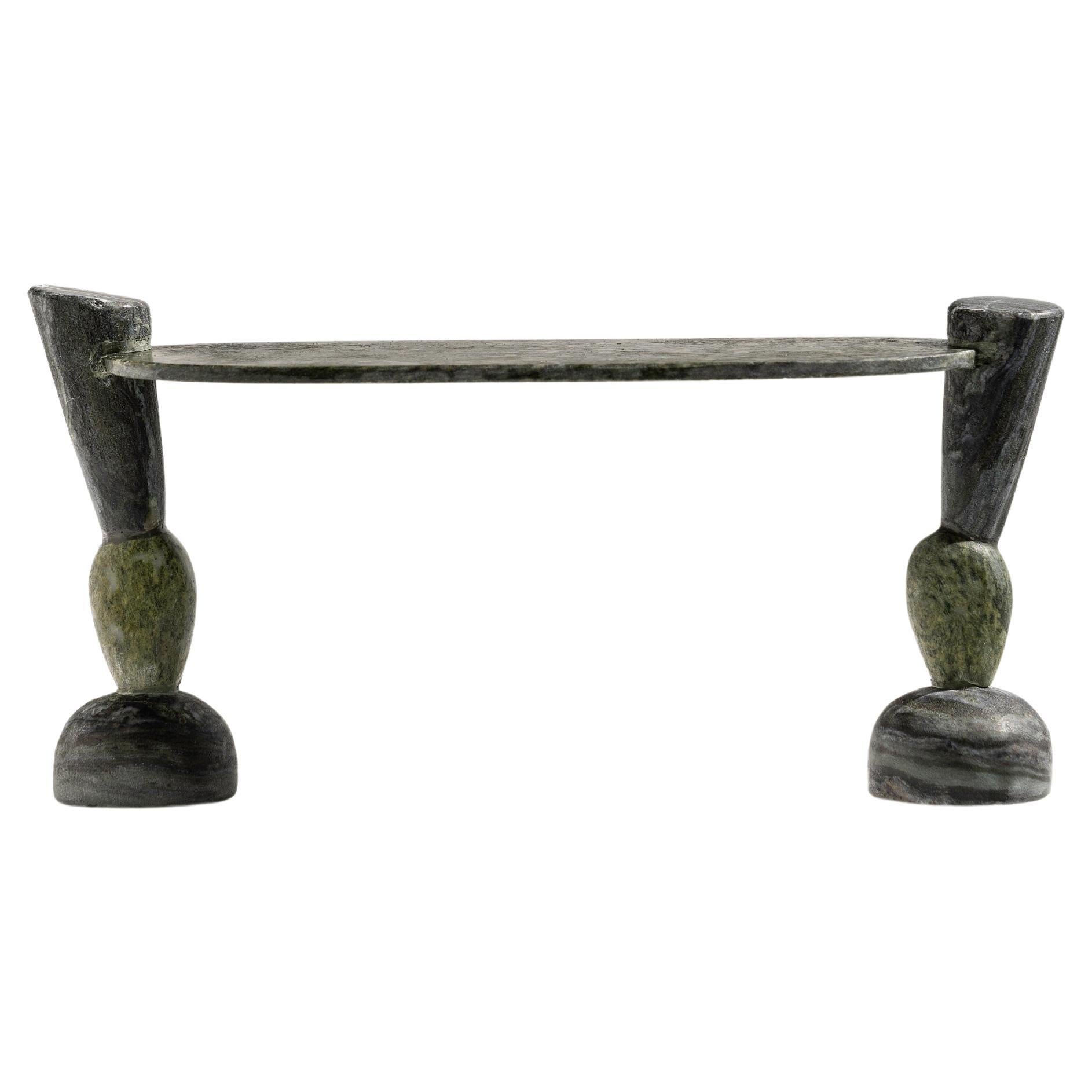 Dancing Leaves Sculptural Console by ON.ENTROPY