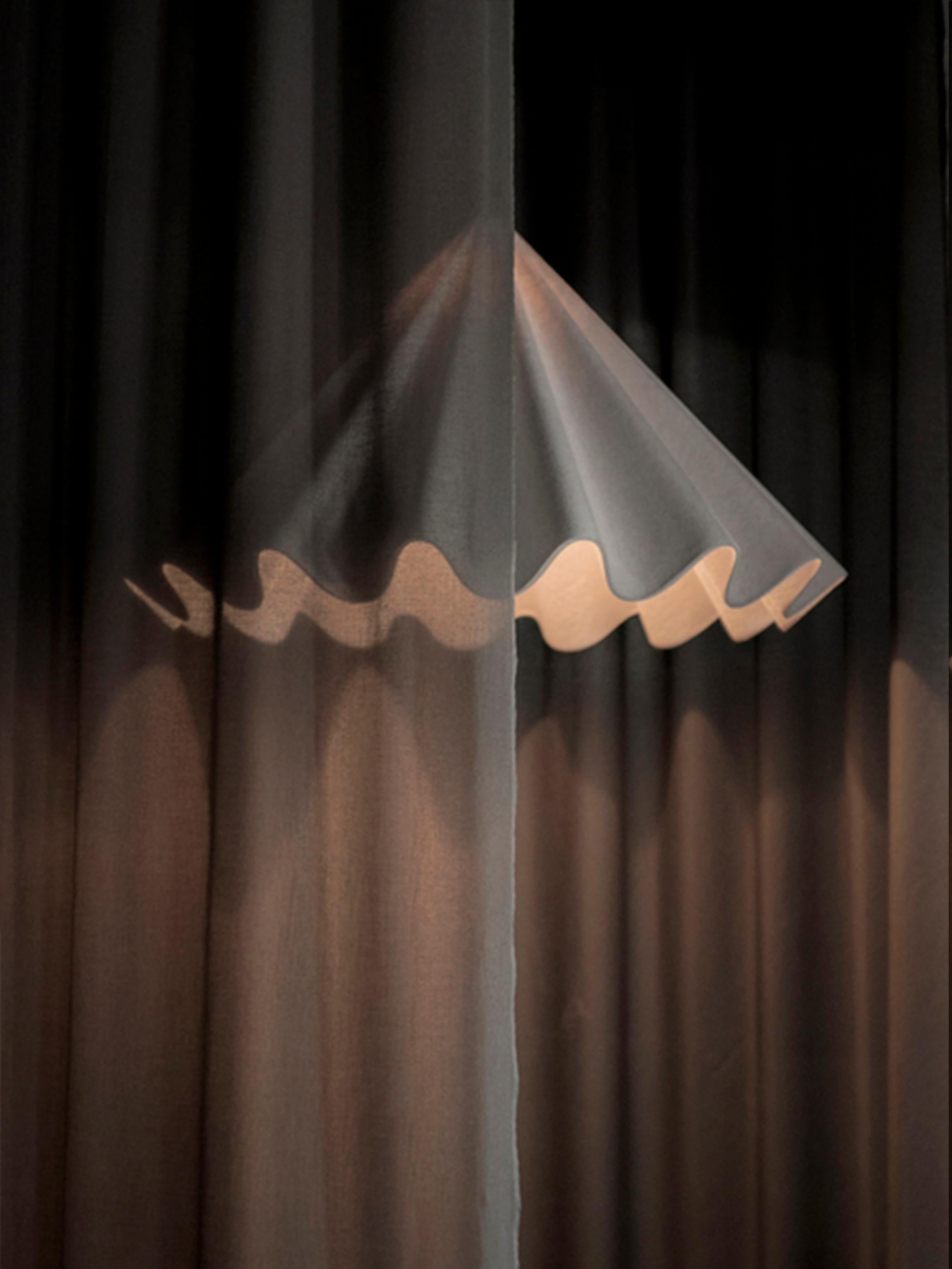 Dancing Pendant Lamp Medium in Off White Felt by Iskos-Berlin for Audo For Sale 2