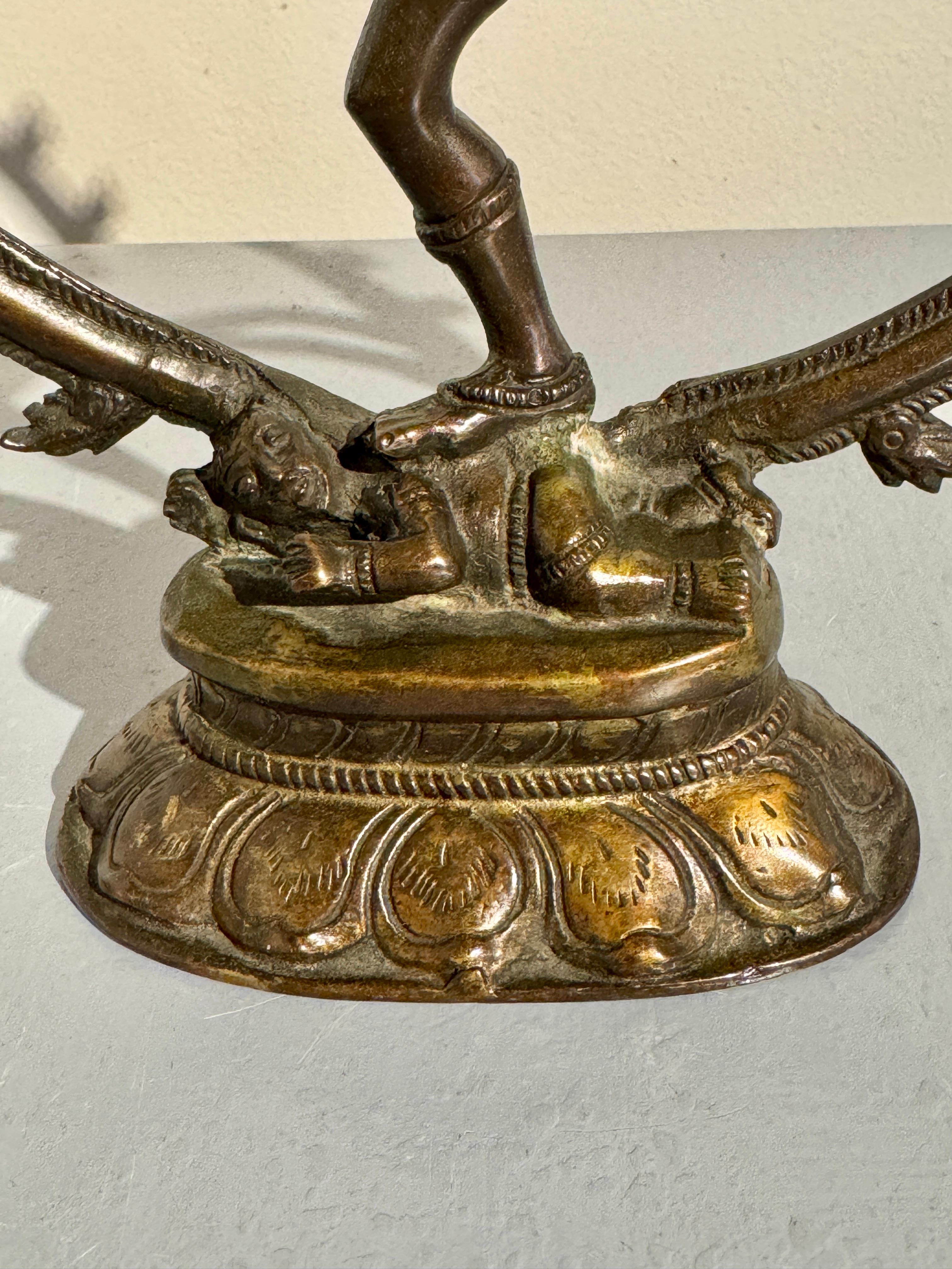 Shiva dansant Nataraja, bronze coulé, milieu du 20e siècle, Inde 5