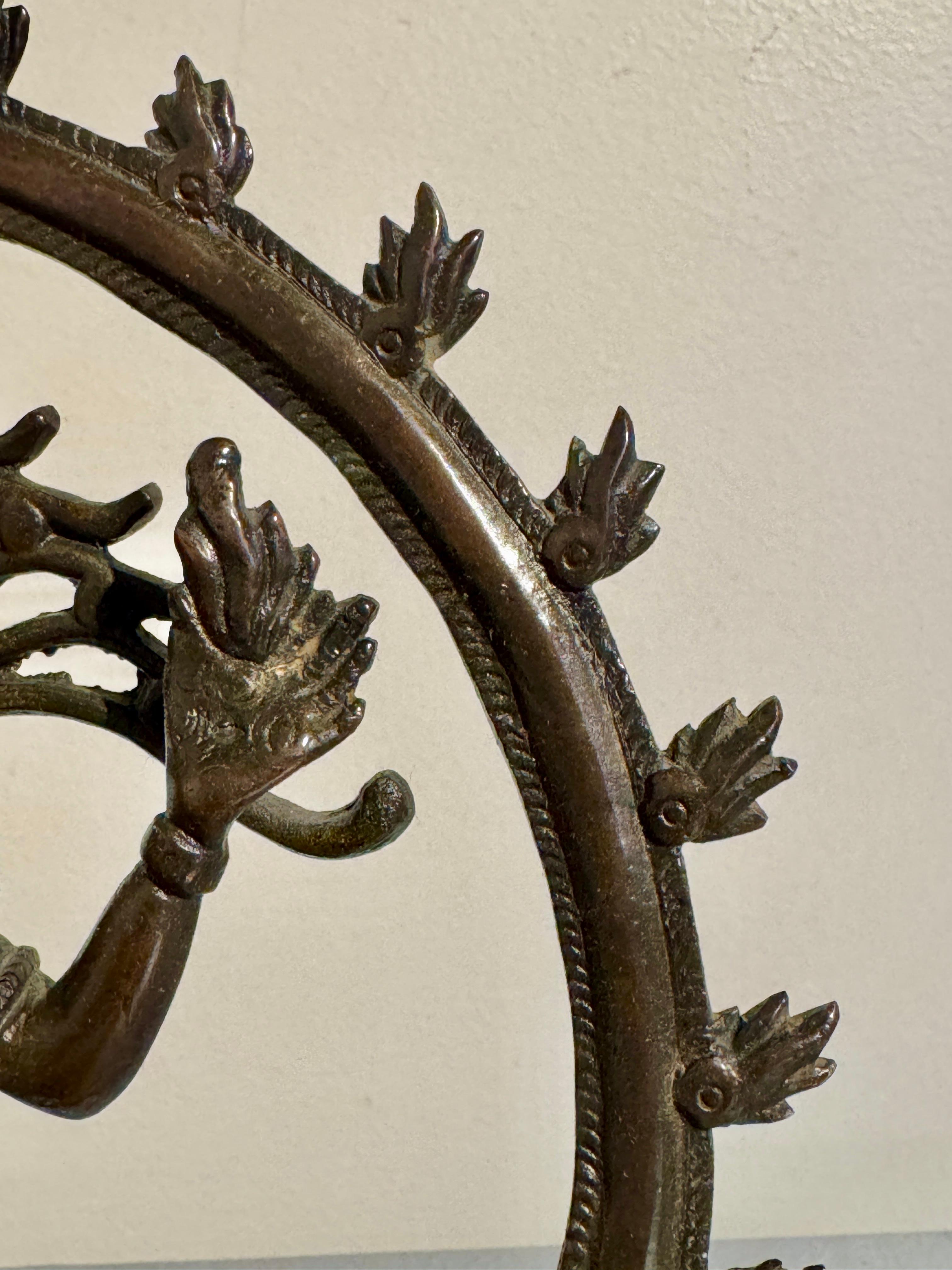 Shiva dansant Nataraja, bronze coulé, milieu du 20e siècle, Inde 6