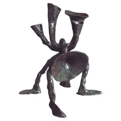 Escultura Portavelas Palo Danzante de Ana Botezatu