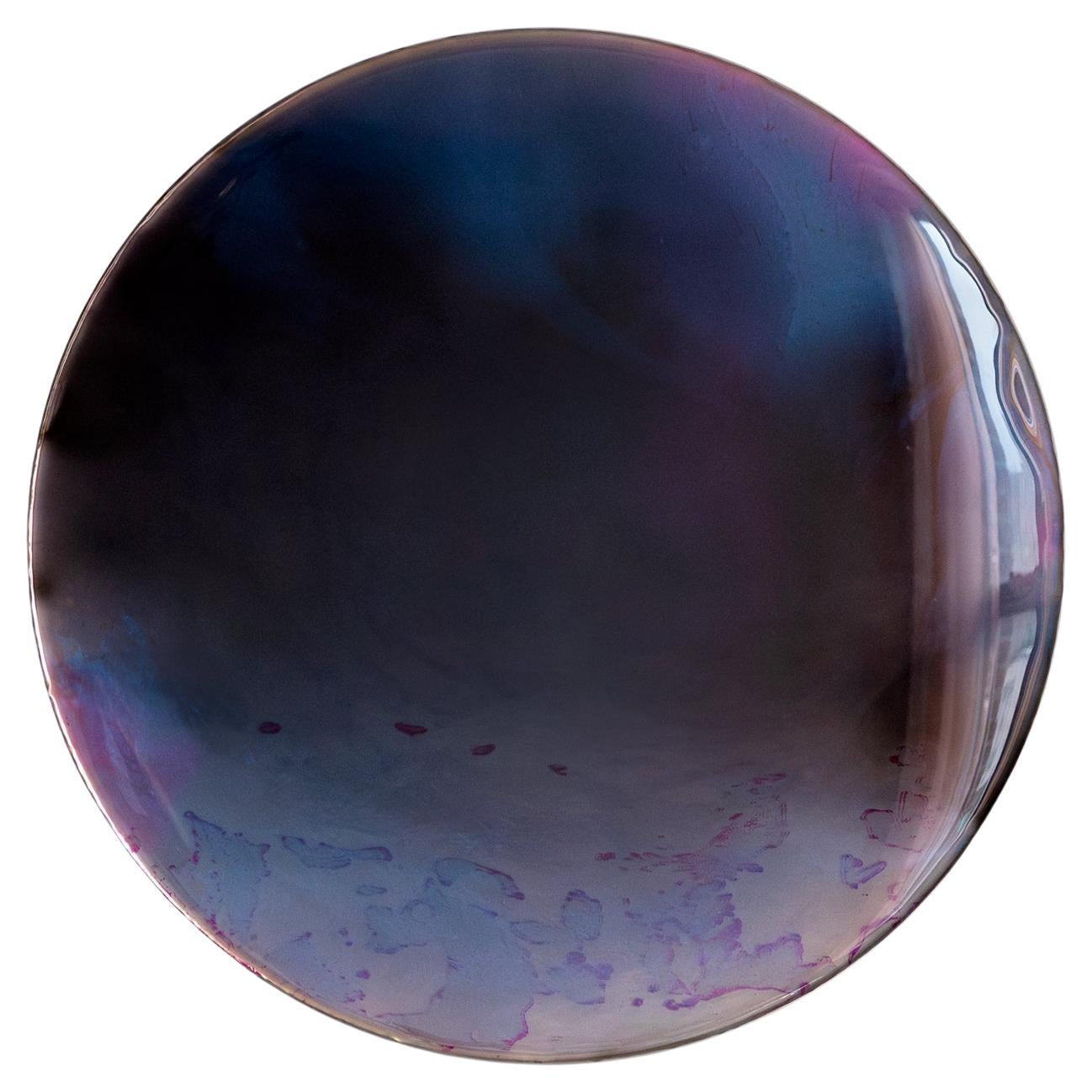 Dancing with my Shadow Wall Decoration by Courtney Kinnare, Blue Purple Mirror For Sale