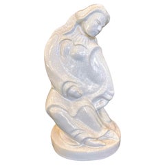 "Donna danzante", scultura in ceramica del periodo WPA, probabilmente della Scuola di Cleveland