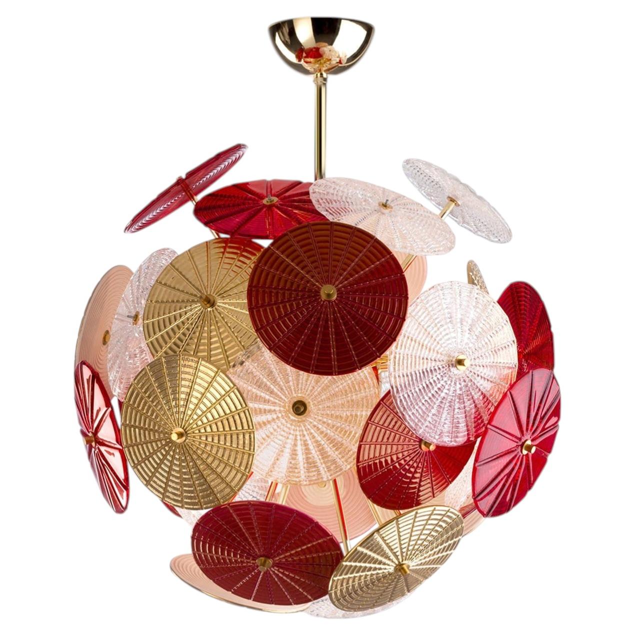 Dandelion 8-Light Small Multicolor Chandelier