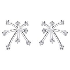 Dandelion A cluster of dandalion topaz earrings