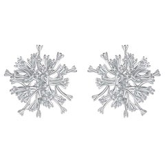 Dandelion A dandalion topaz earrings