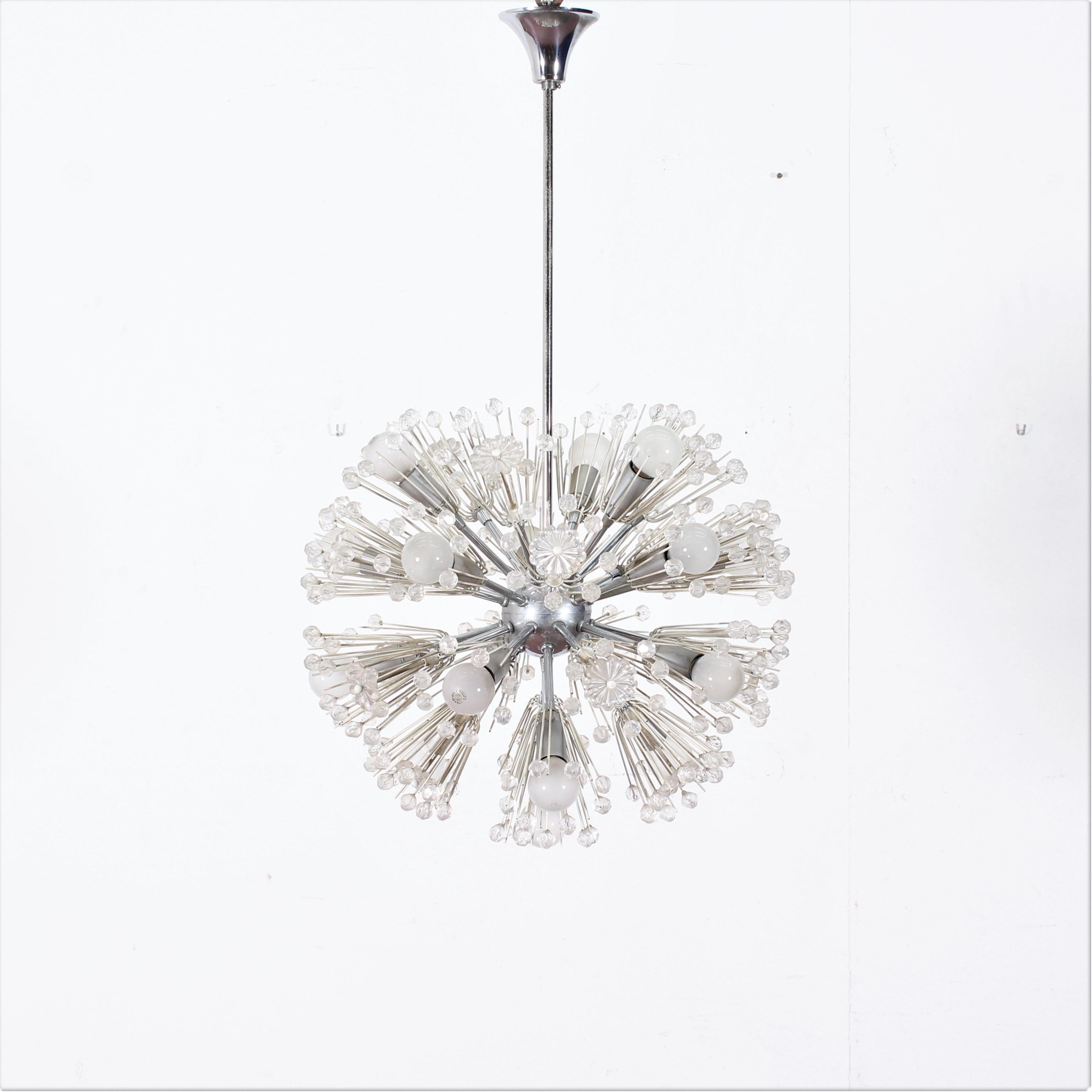 Original and very beautiful sputnik chandelier, 