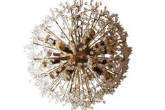 Dandelion Chandelier by Emil Stejnar for Rupert Nikoll, 1950s