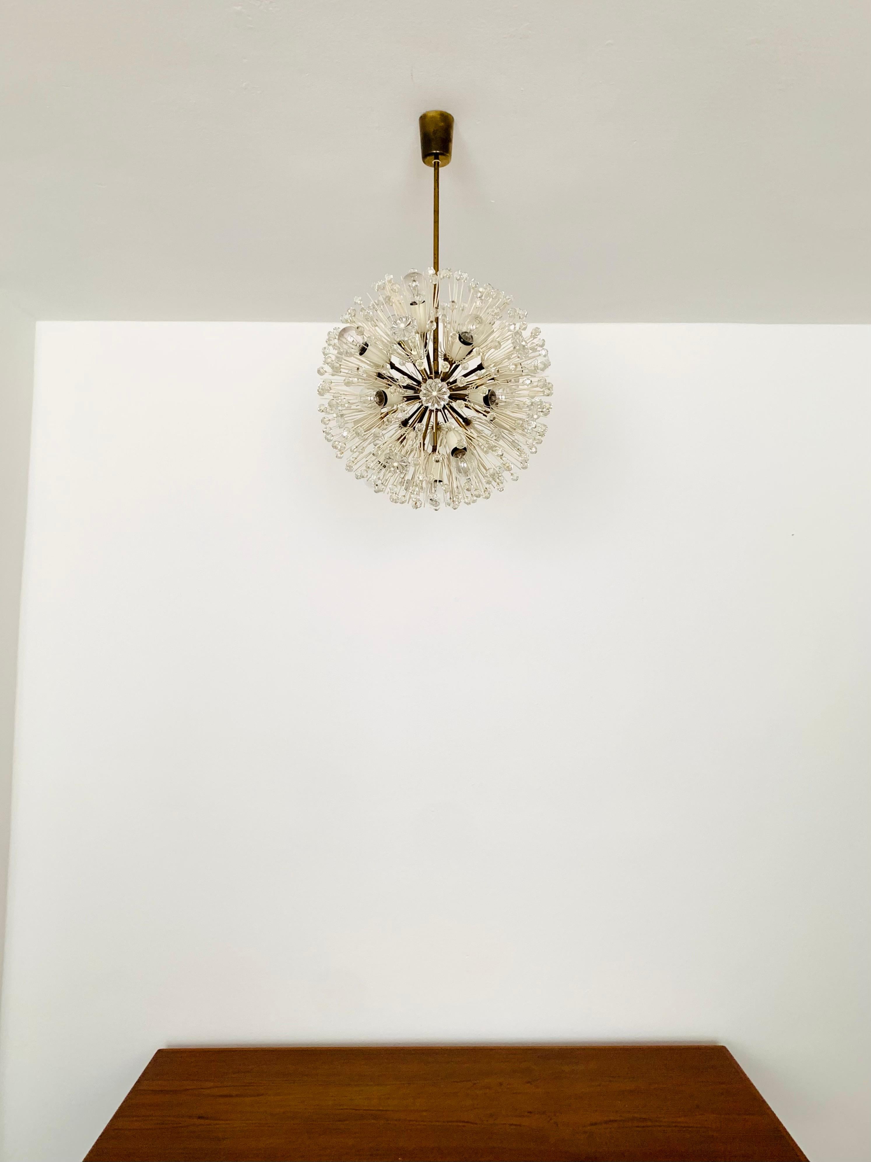 Lámpara Dandelion de Emil Stejnar para Rupert Nikoll Moderno de mediados de siglo en venta