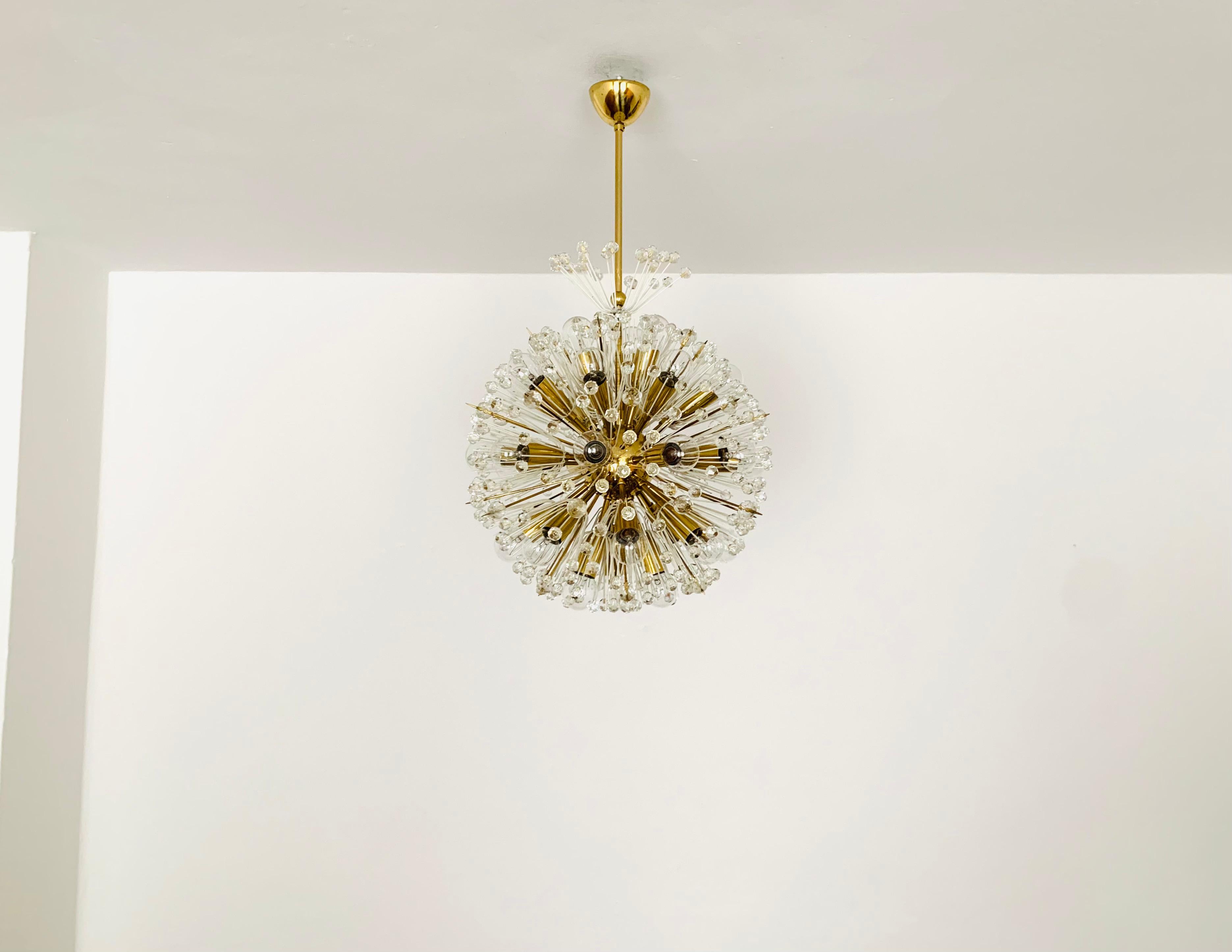 Lámpara Dandelion de Emil Stejnar para Rupert Nikoll Austríaco en venta