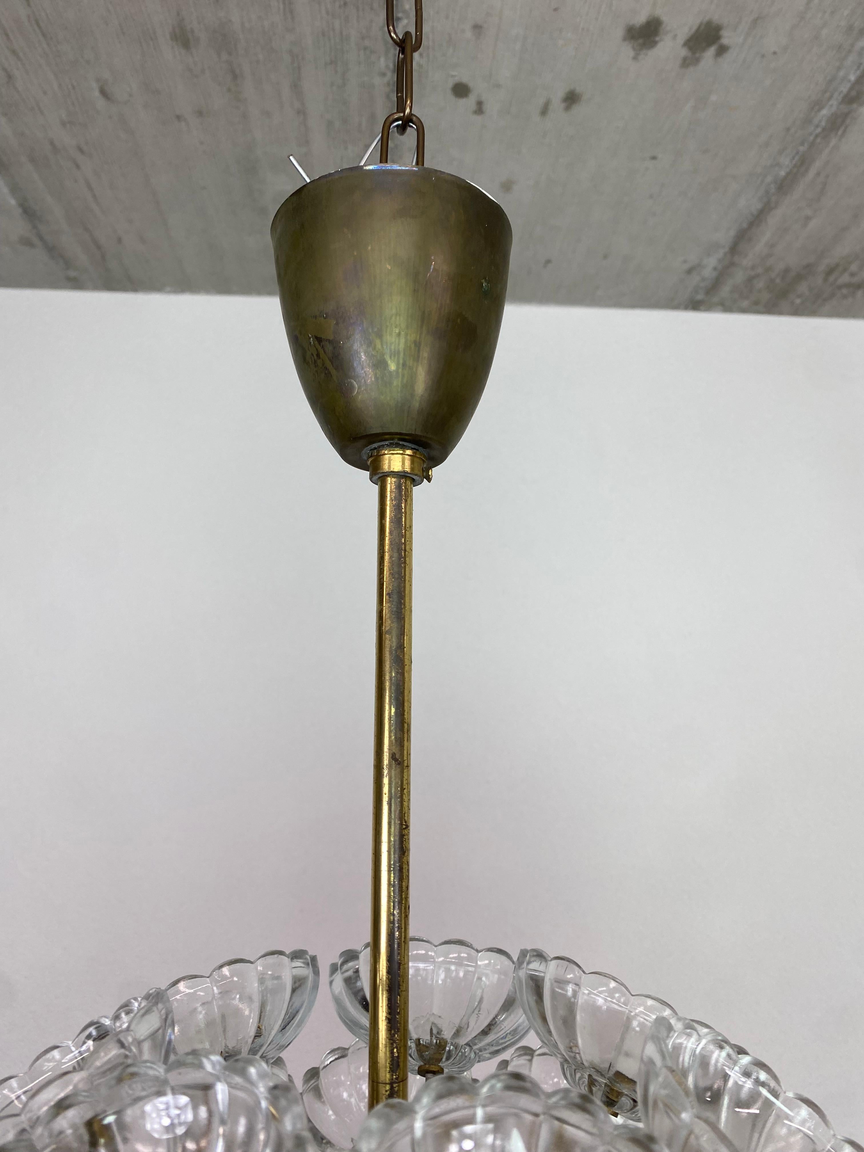 Slovak Dandelion chandelier by Kamenický Šenov For Sale