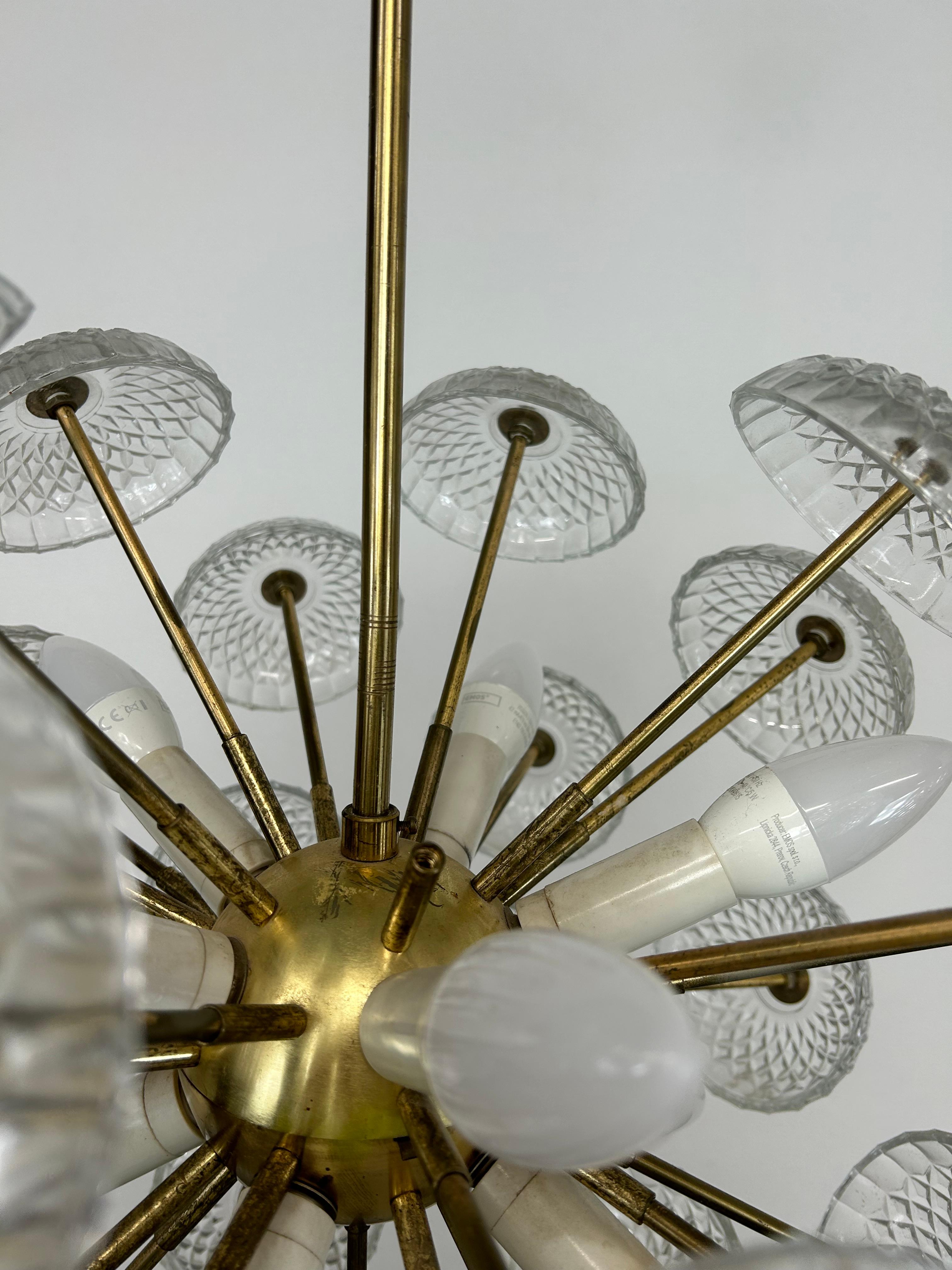 Dandelion chandelier by Kamenický Šenov For Sale 1
