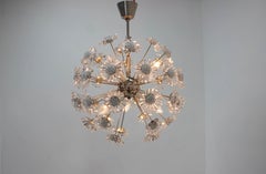 Dandelion Chandelier by Preciosa, 1970s