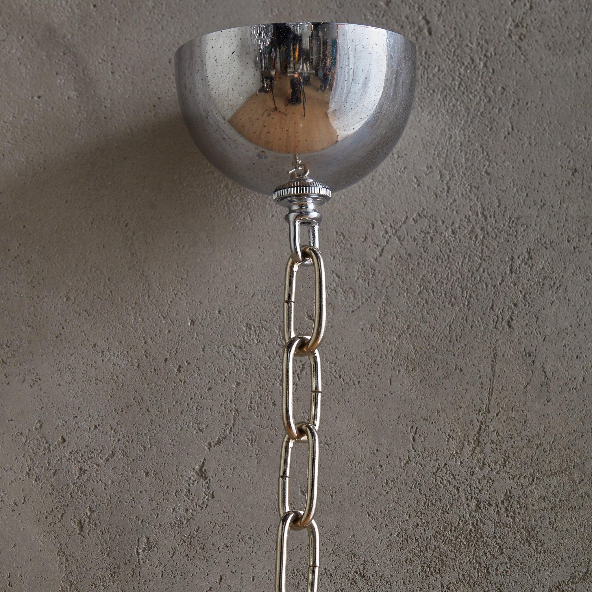 Araña Sputnik cromada 