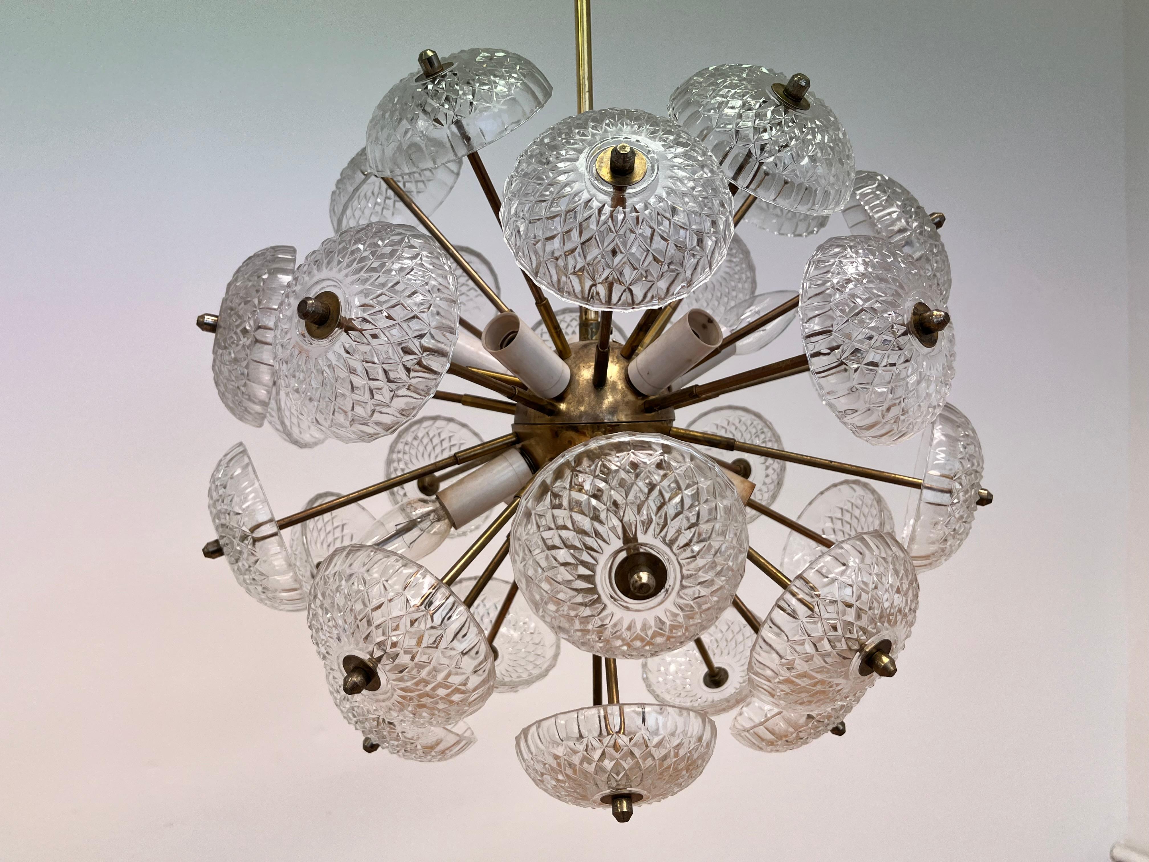 Dandelion, lampadario Sputnik di Kamenicky Senov, 1970 in vendita 3
