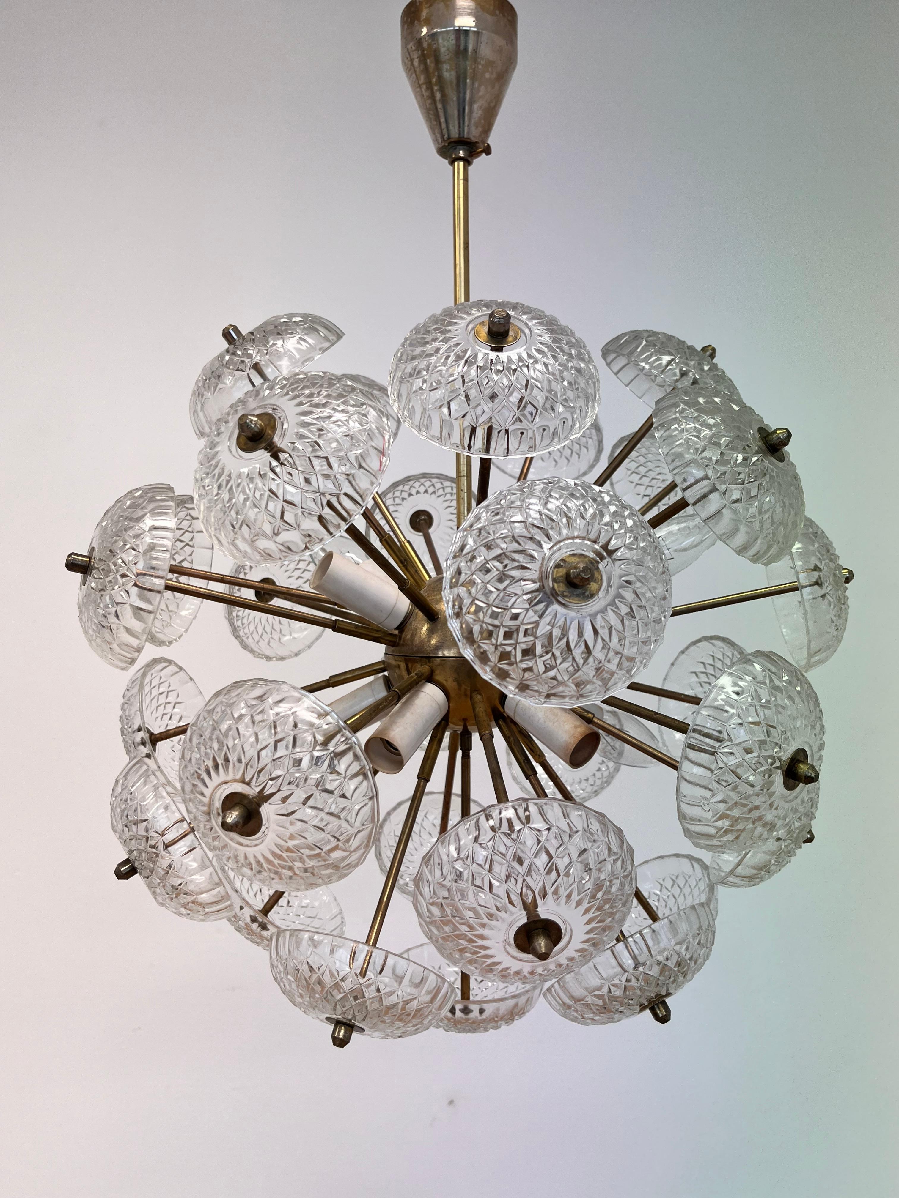 Dandelion, lampadario Sputnik di Kamenicky Senov, 1970 in vendita 2