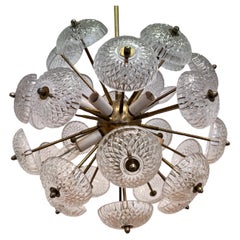 Dandelion, Sputnik Chandelier by Kamenicky Senov, 1970