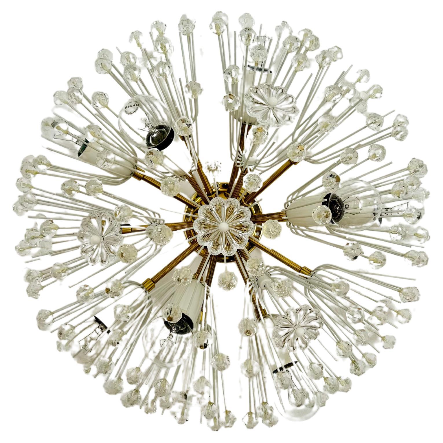 Dandelion Wall Lamp or Flush Light by Emil Stejnar for Rupert Nikoll