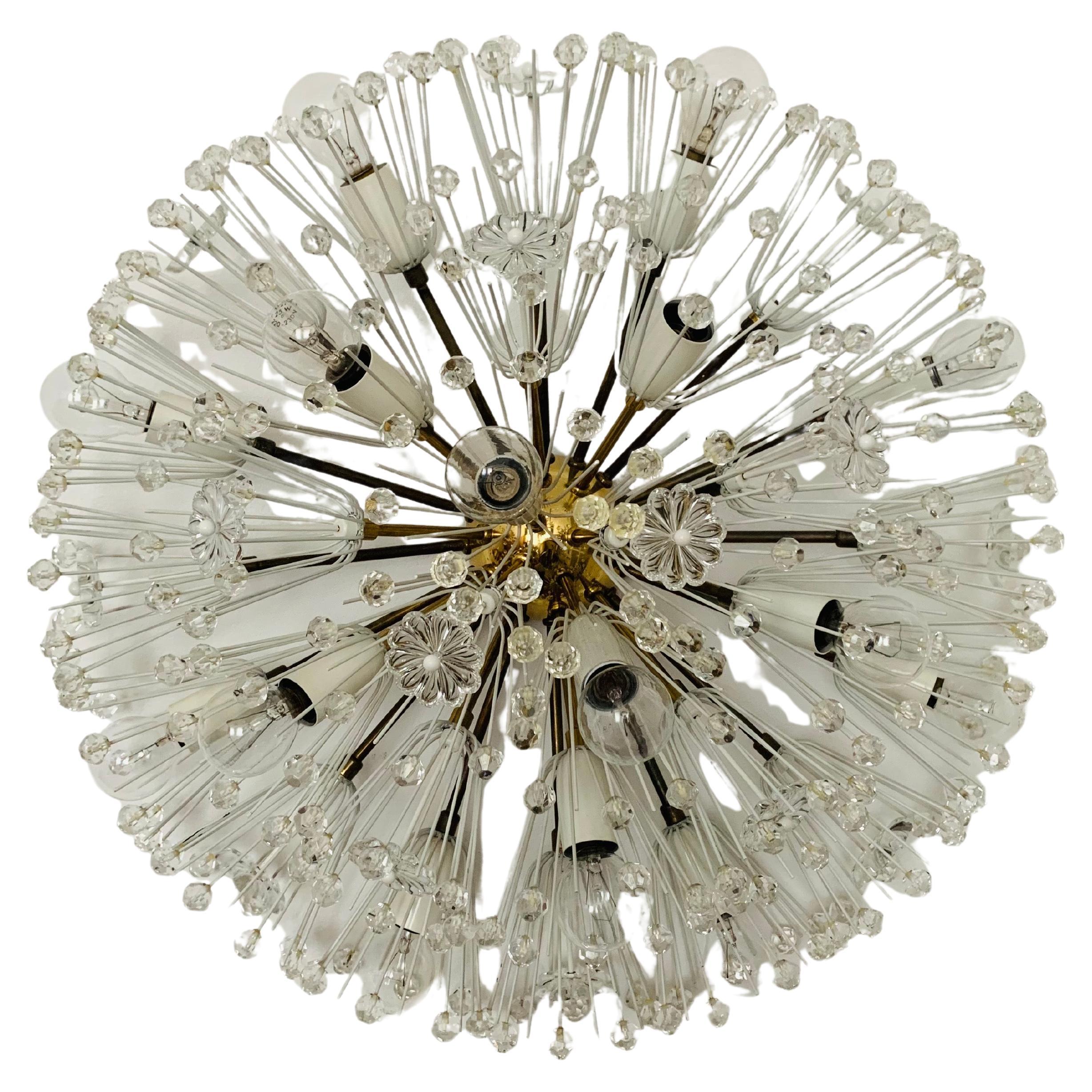 Dandelion Wall Lamp or Flush Light by Emil Stejnar for Rupert Nikoll