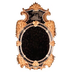 Specchio Veneziano in Vetro di Murano "Dandolo" by Fratelli Tosi Murano