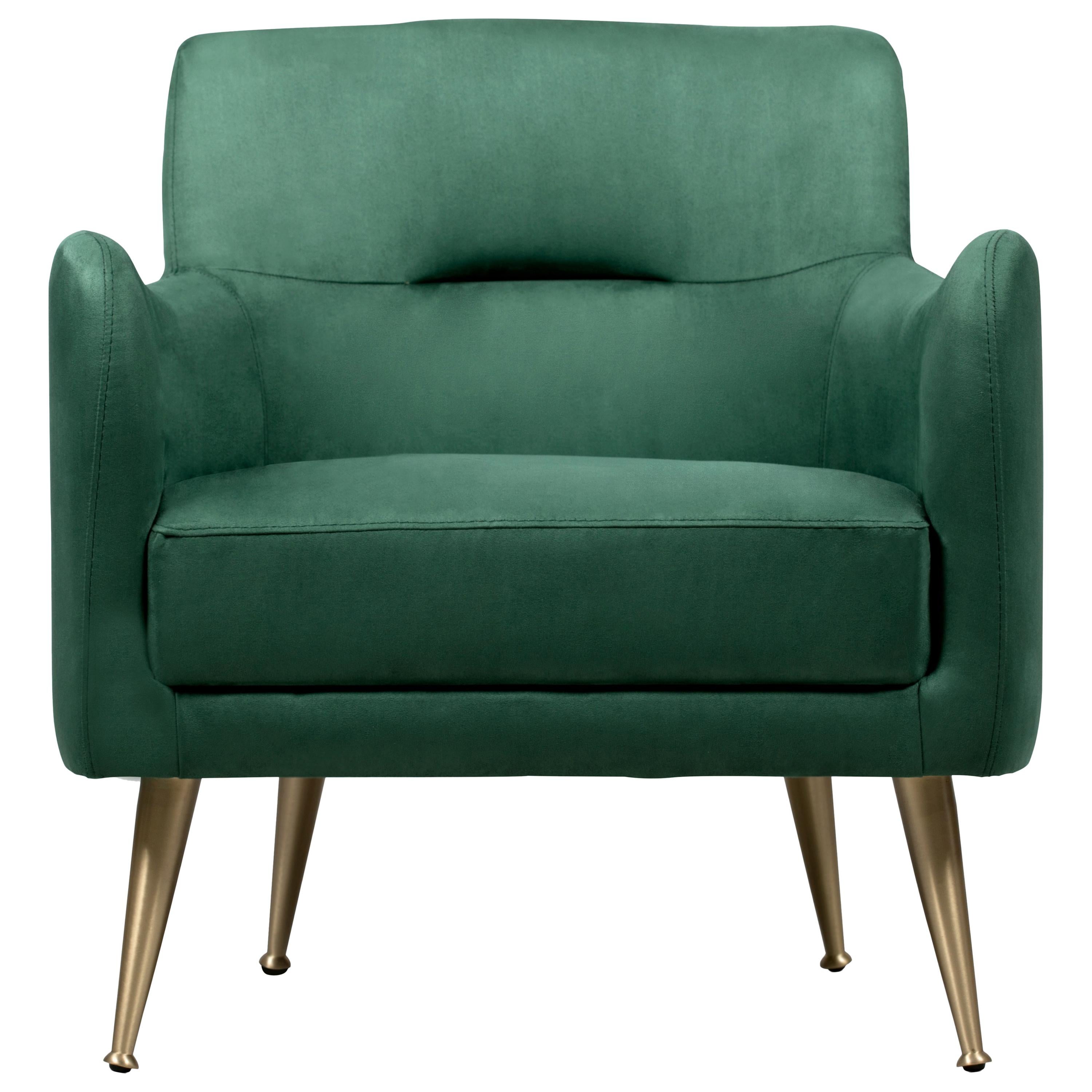 Dandridge Armchair in Green For Sale