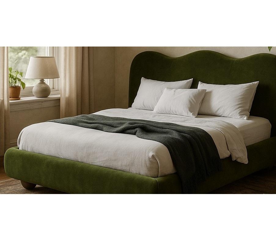 Embrassez l'allure fantaisiste du lit king-size californien 