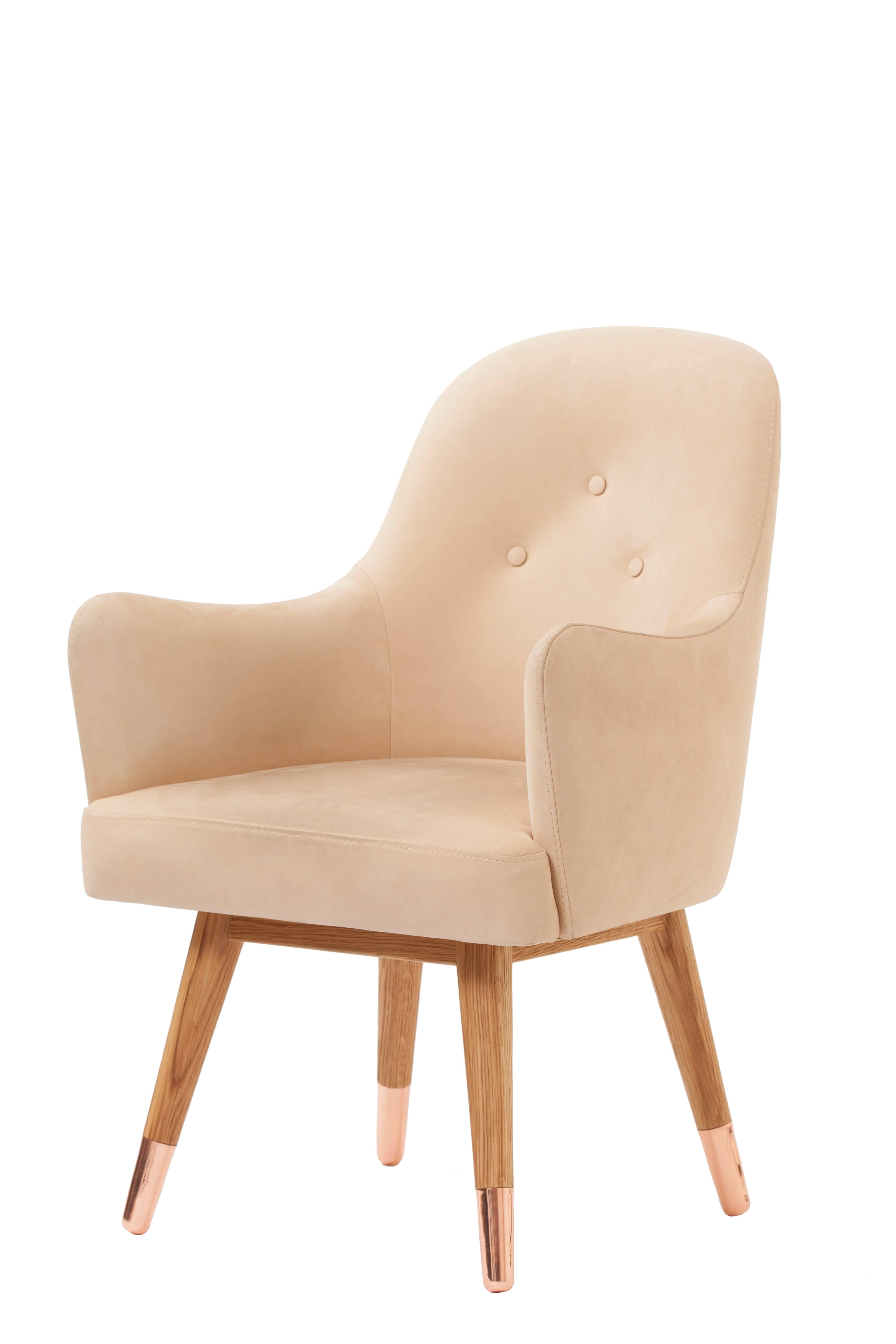 Dandy chair by Istanbul-based designer Merve Kahraman is designed to bring a fresh, modern, natural style to its environment. Comfort and style are keys to this contemporary design which would grace any modern setting. 

Thanks to its curved