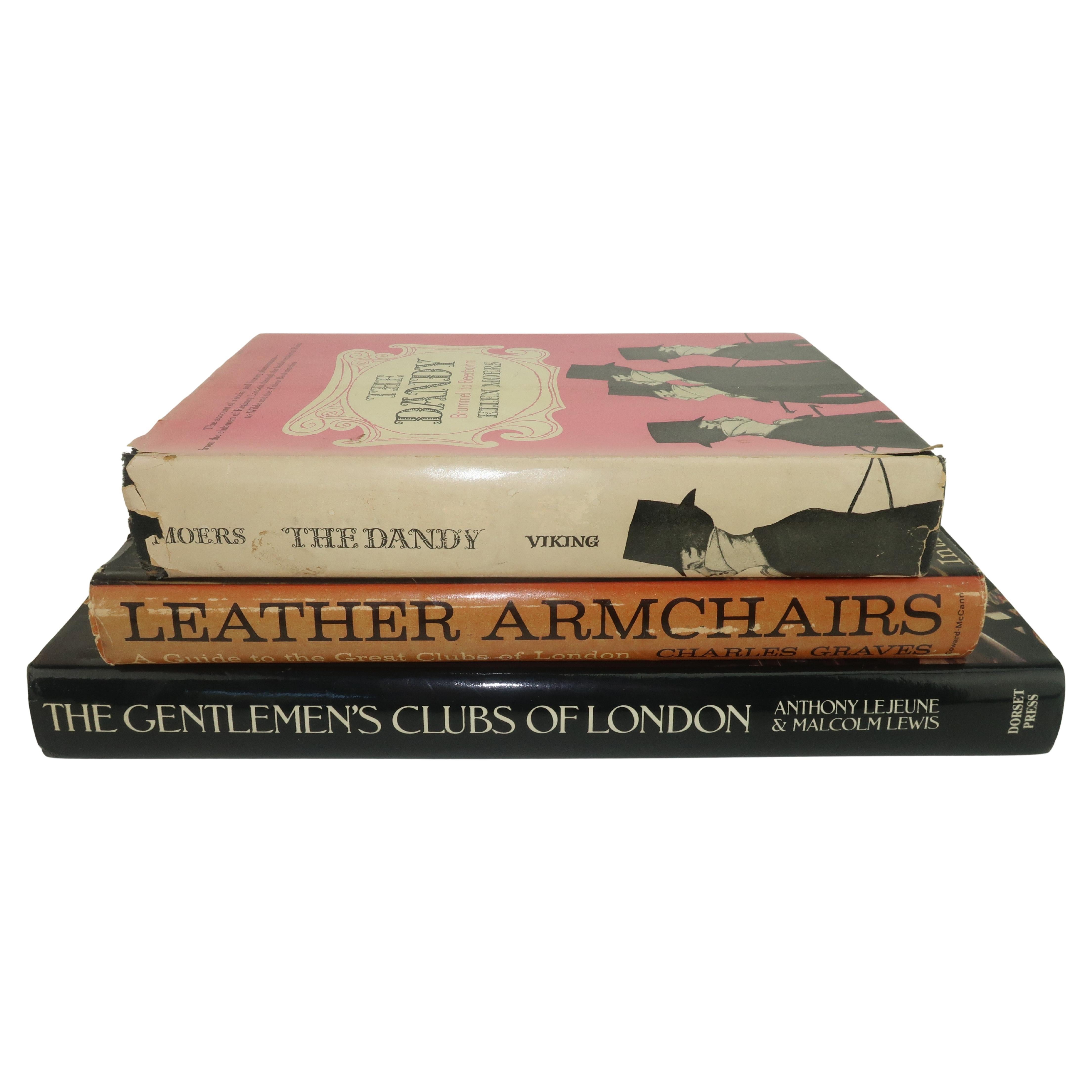 Collection de livres Dandy
Gentleman Clubs, lot de 3