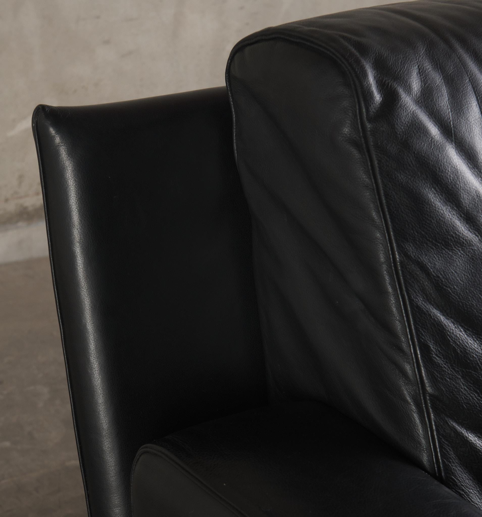 Leather Dandy Sofa By Biagio, Tarcisio, Umberto and Emilio Mariani of The Creative Group For Sale