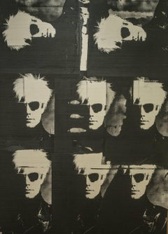 Andy Warhol, techniques mixtes sur panneau de bois
