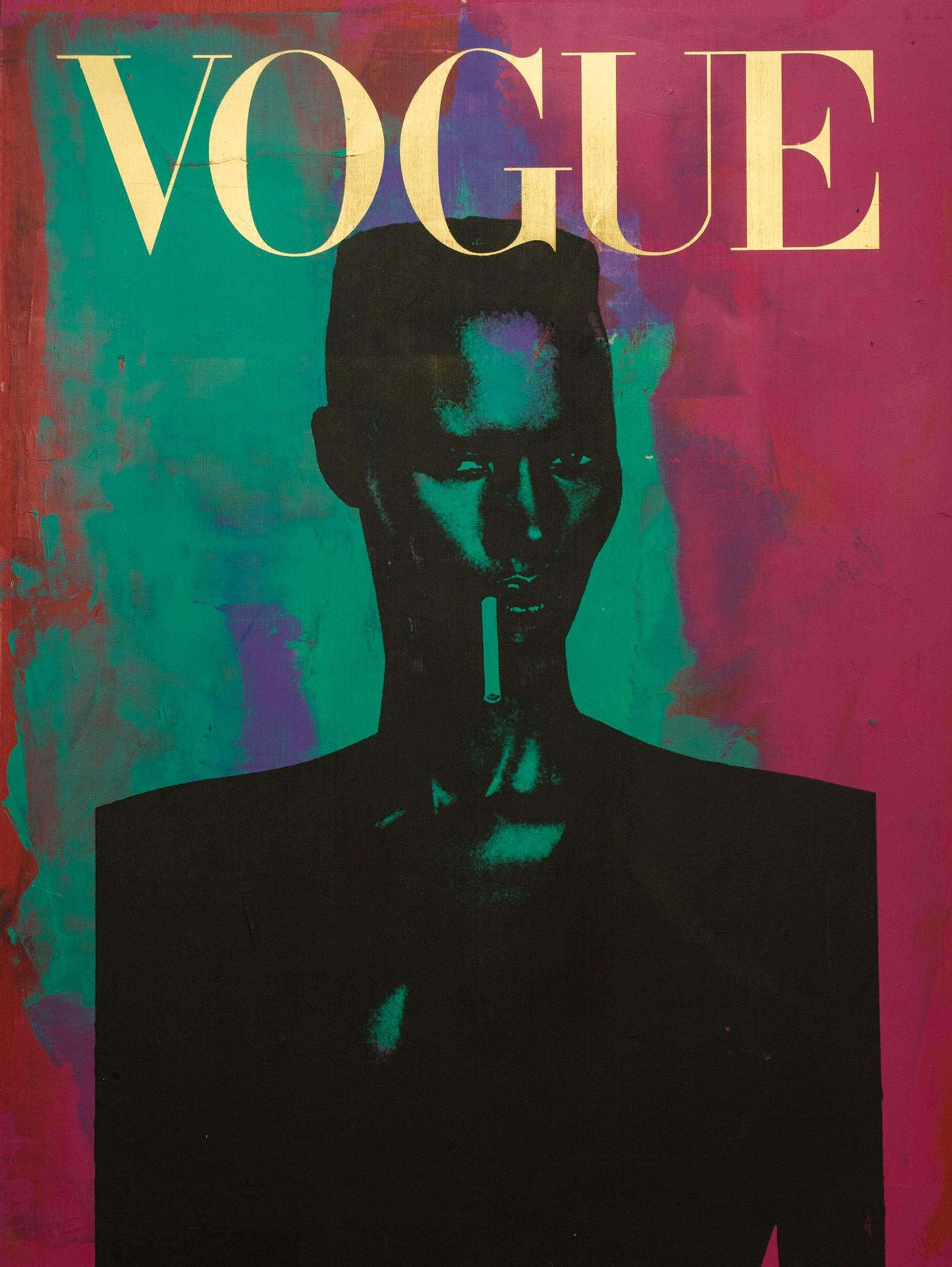 Grace Jones, Tecnica mista su pannello di Wood - Mixed Media Art di Dane Shue