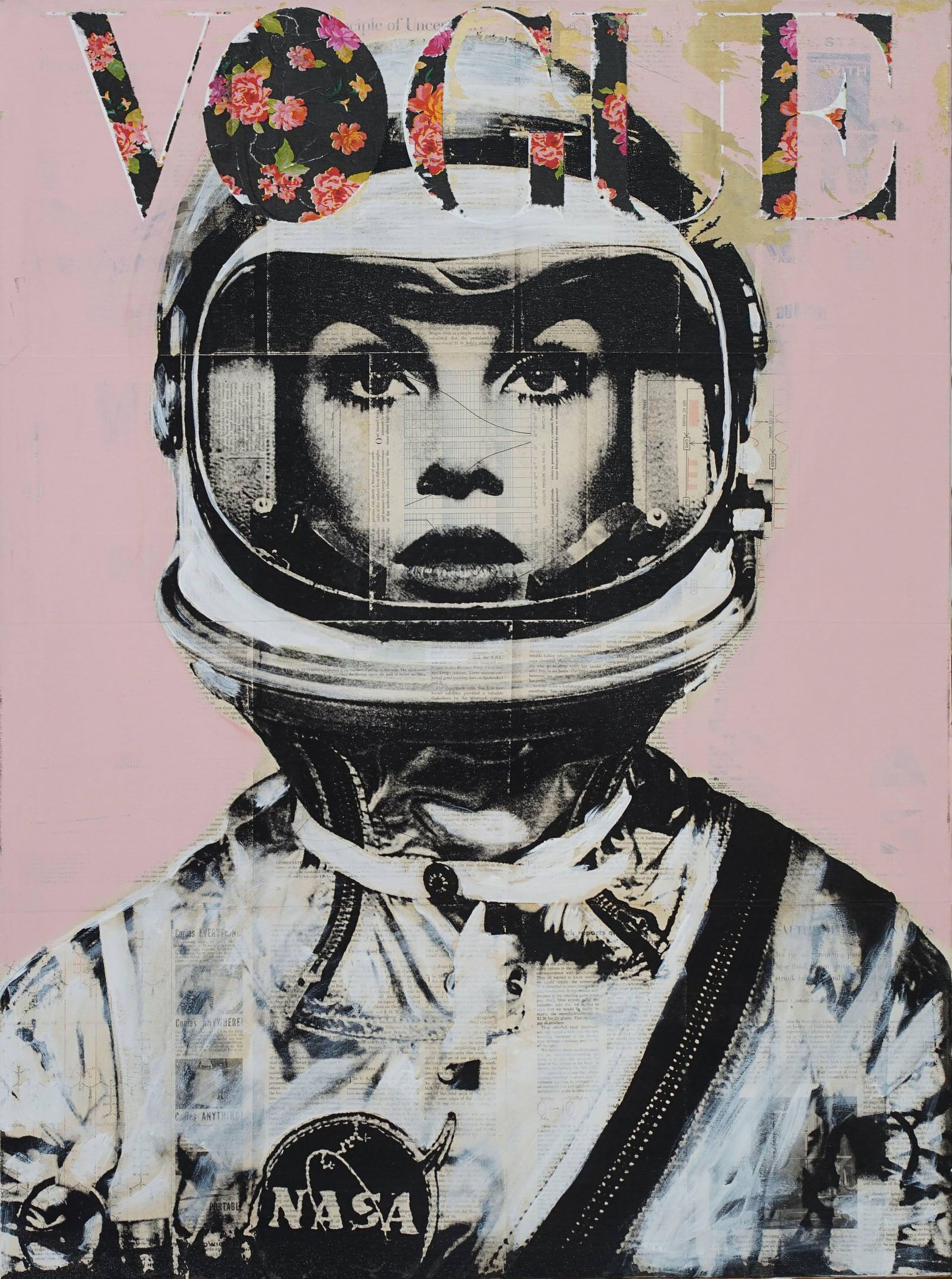 Space Frontier, Mixed Media on Canvas - Mixed Media Art by Dane Shue
