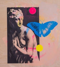 Venus, Mixed Media on Wood Panel