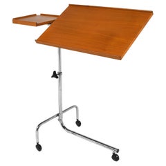 Retro Danecastle Teak "Scooter" Adjustable Tray Table