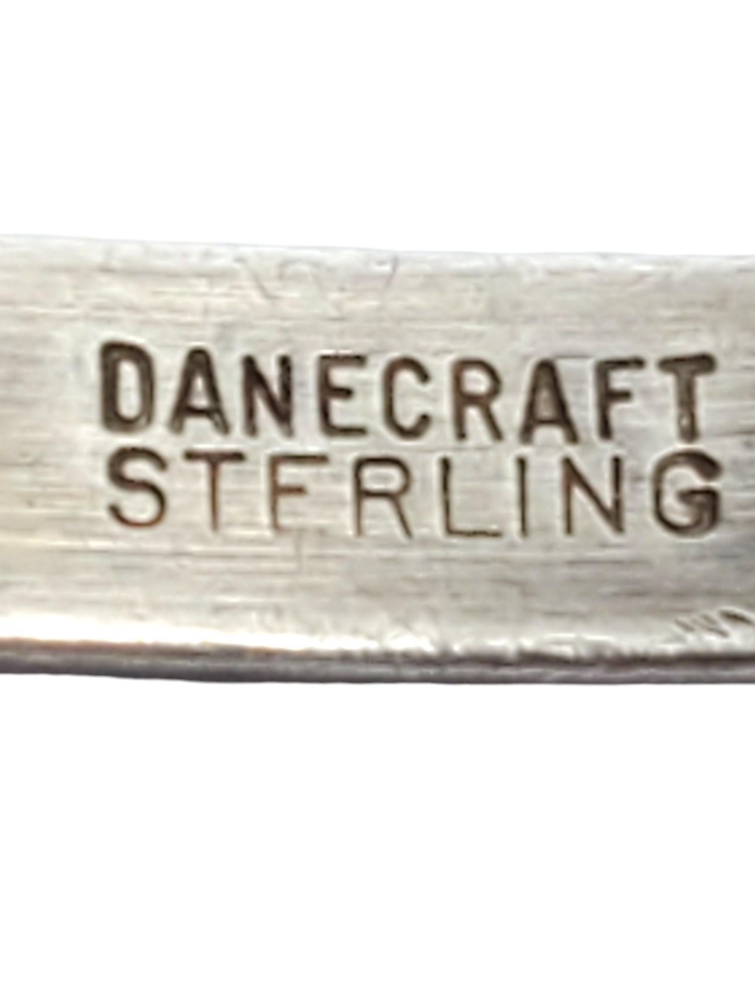 DANECRAFT Sterling Silver Bangle Bracelet #17552 For Sale 1