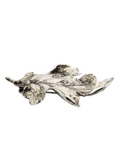 Spilla a forma di foglia d'acero in argento sterling Danecraft n. 24593