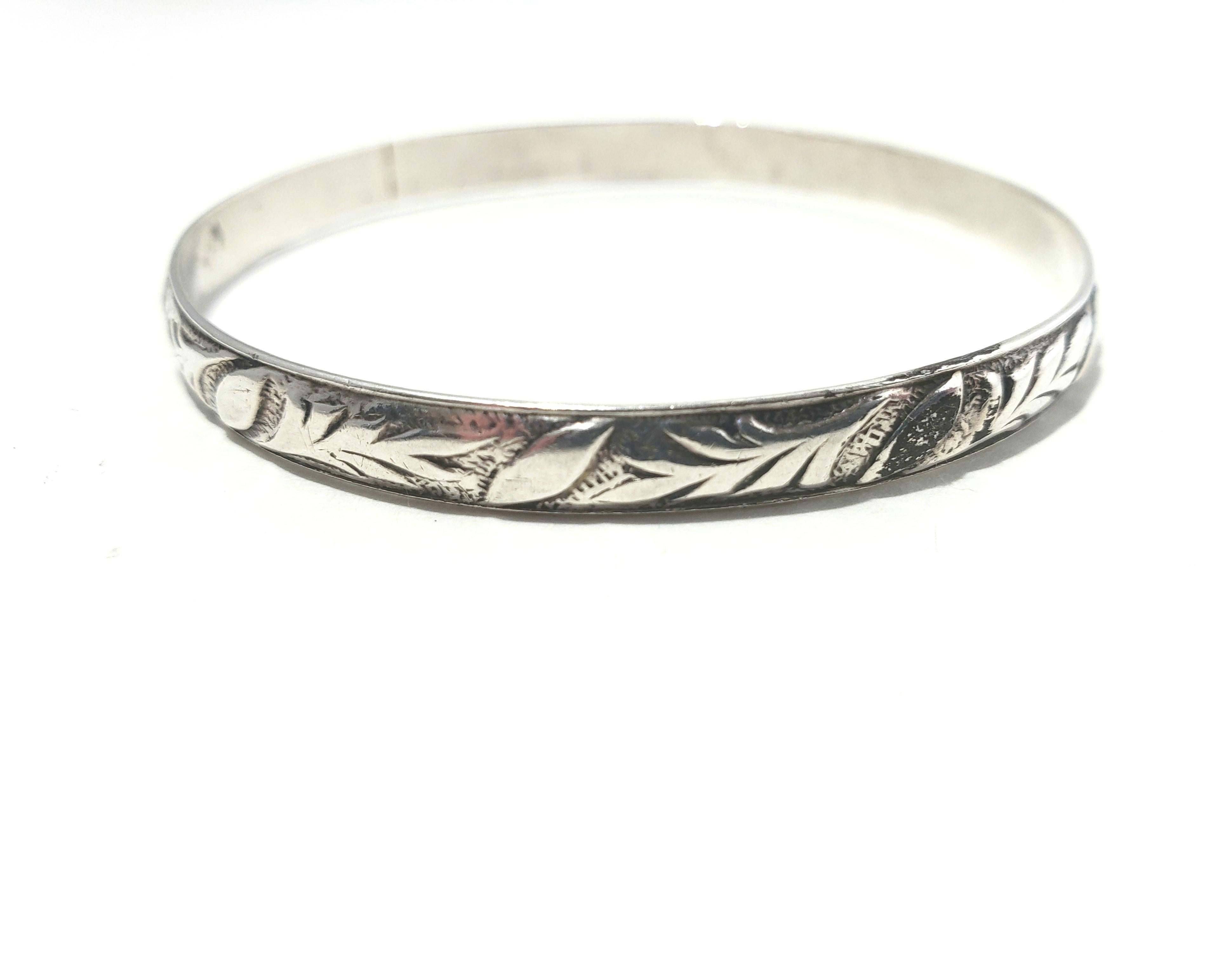 danecraft sterling bangle bracelet