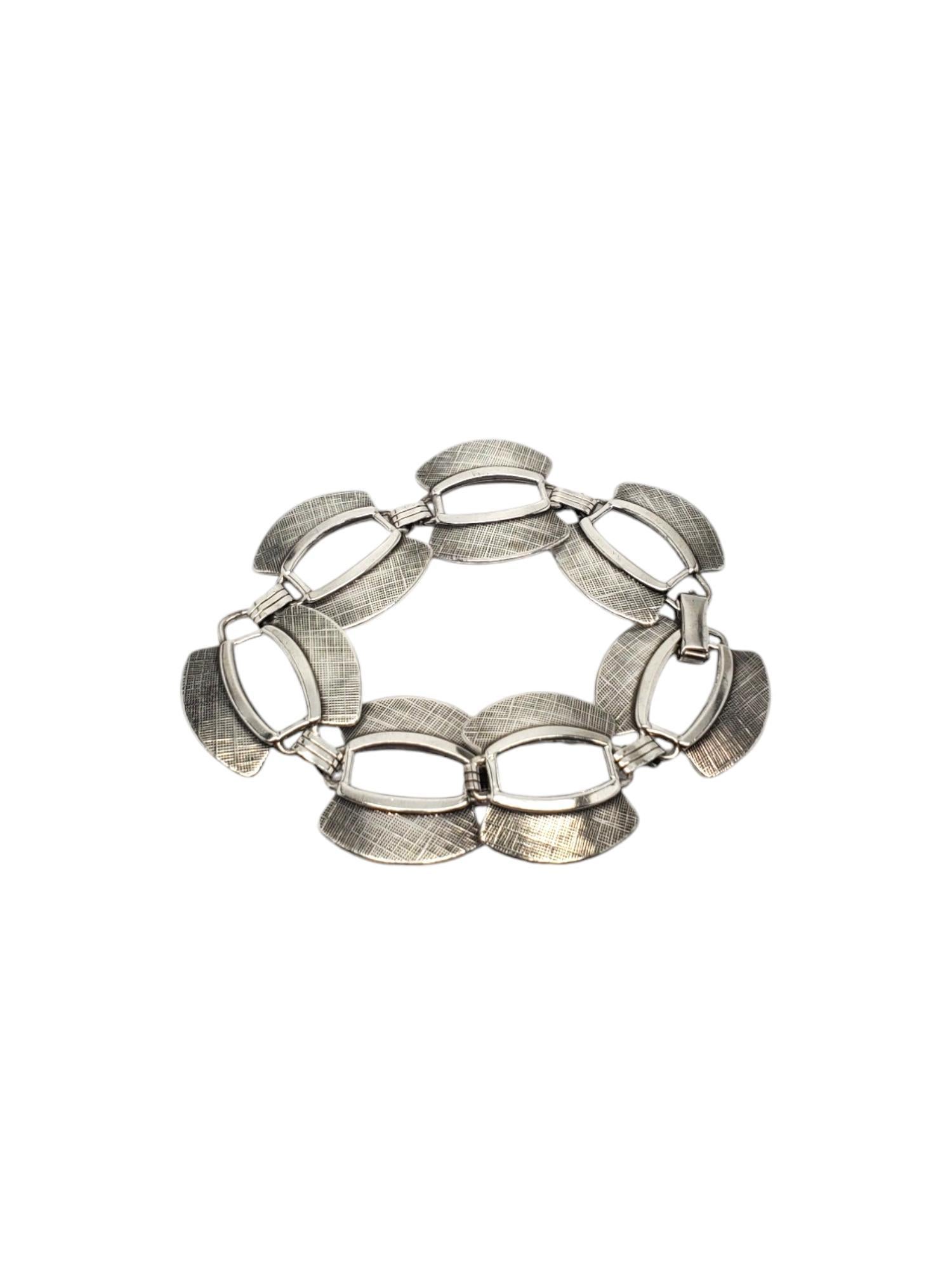 DANECRAFT Bracciale a maglie in argento 925 #17605 In condizioni buone in vendita a Washington Depot, CT