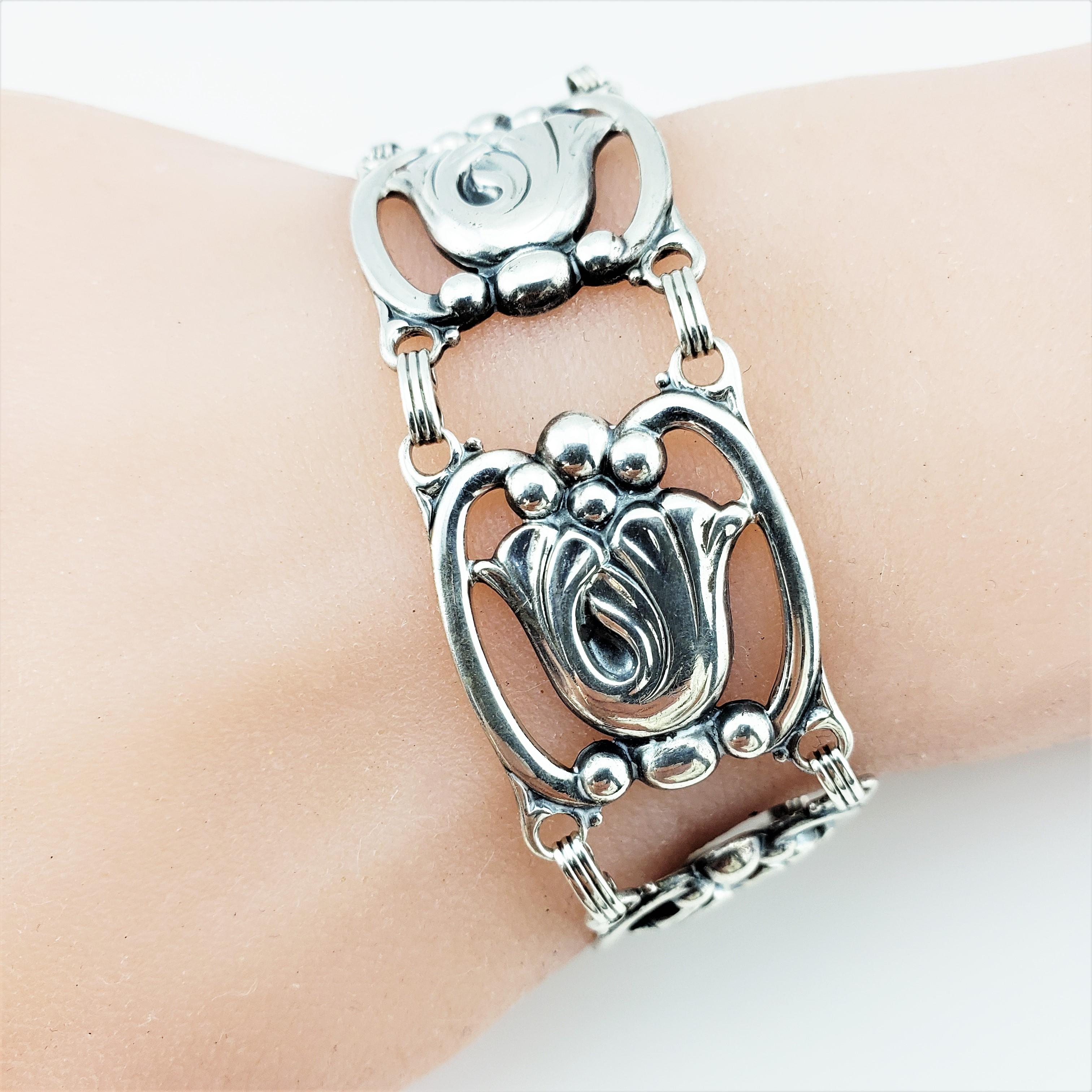 silver tulip bracelet