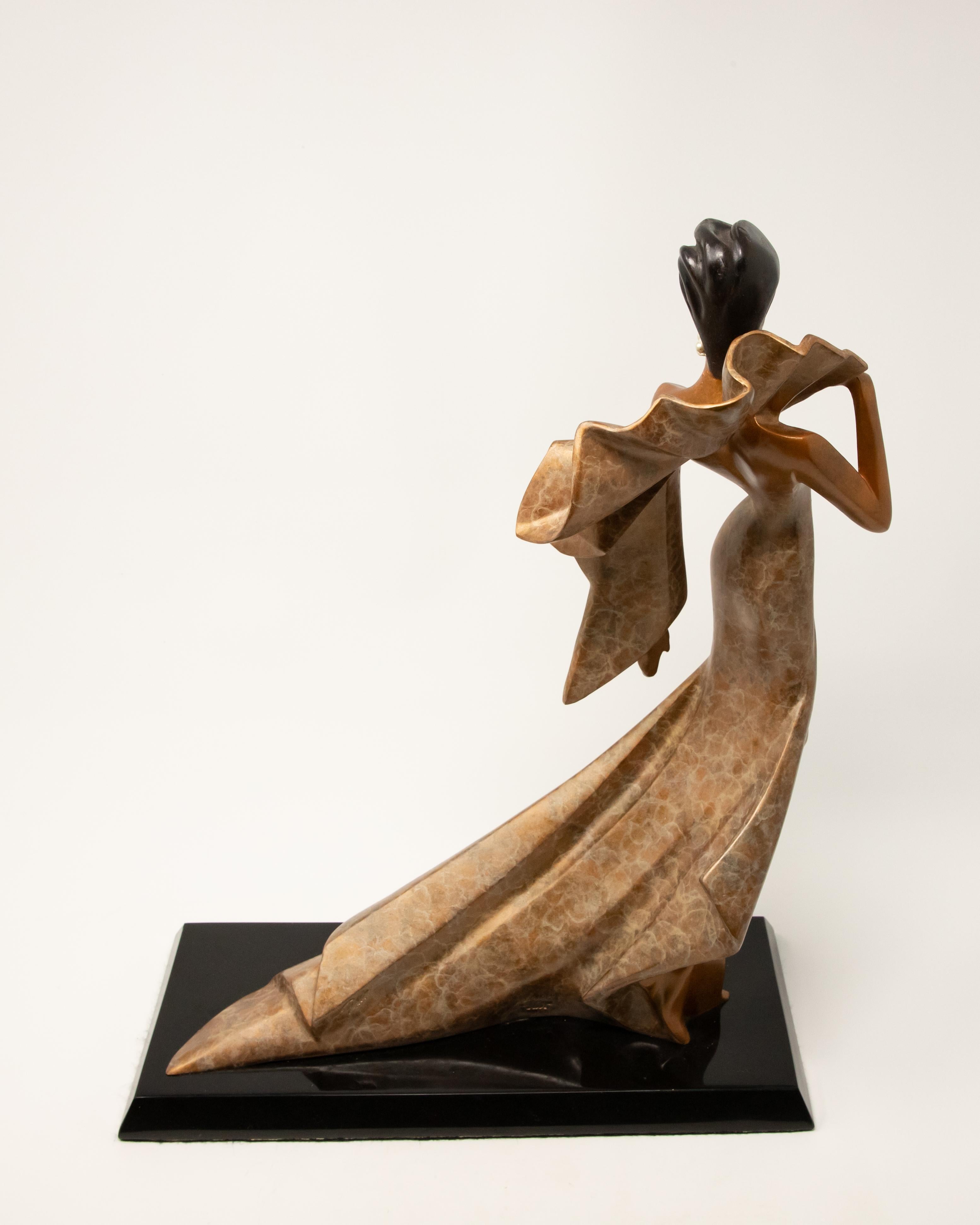 20th Century Daner Bronze Sculpture, Icarus, 1991 For Sale
