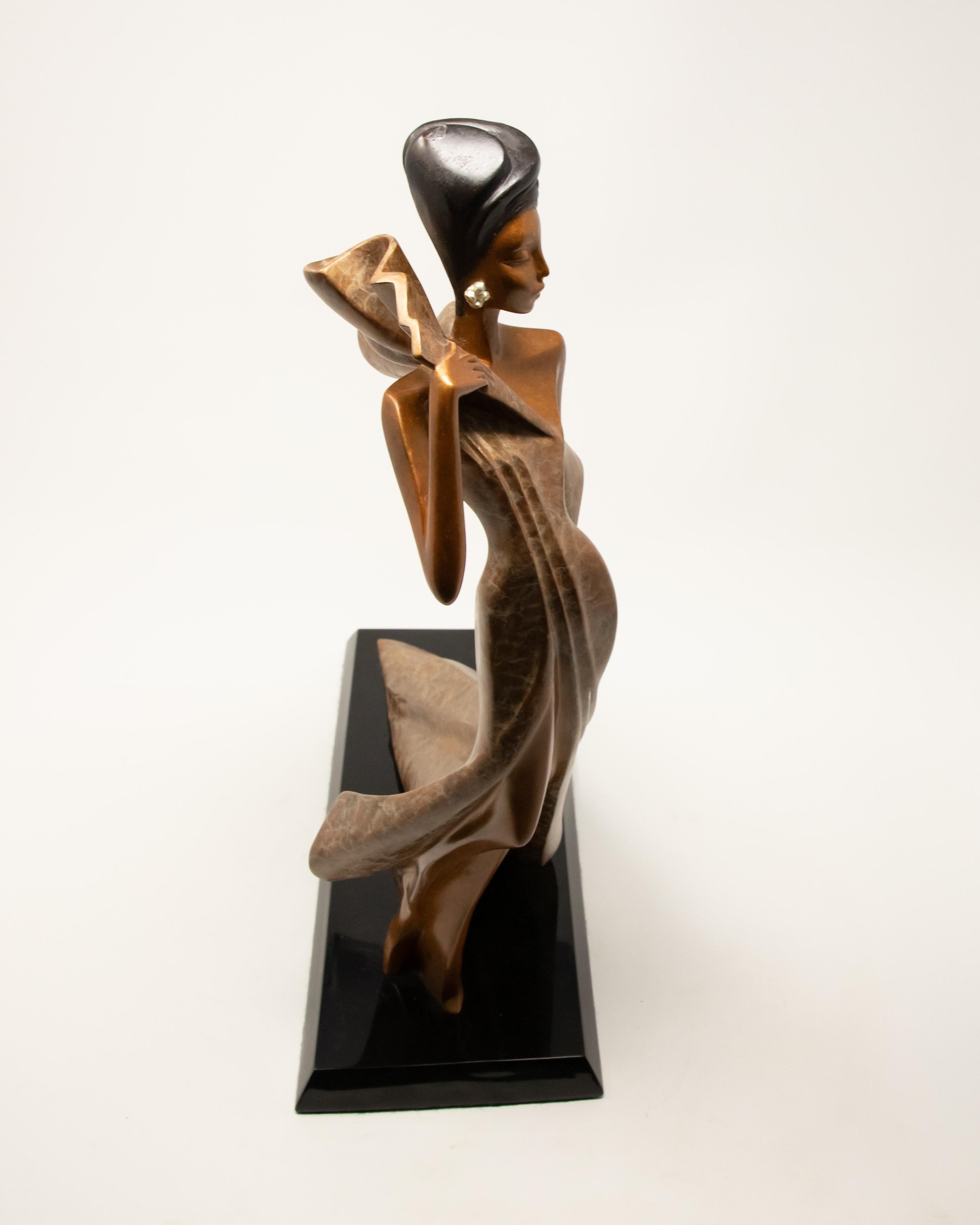 American Daner Bronze Sculpture, Icarus, 1991 For Sale